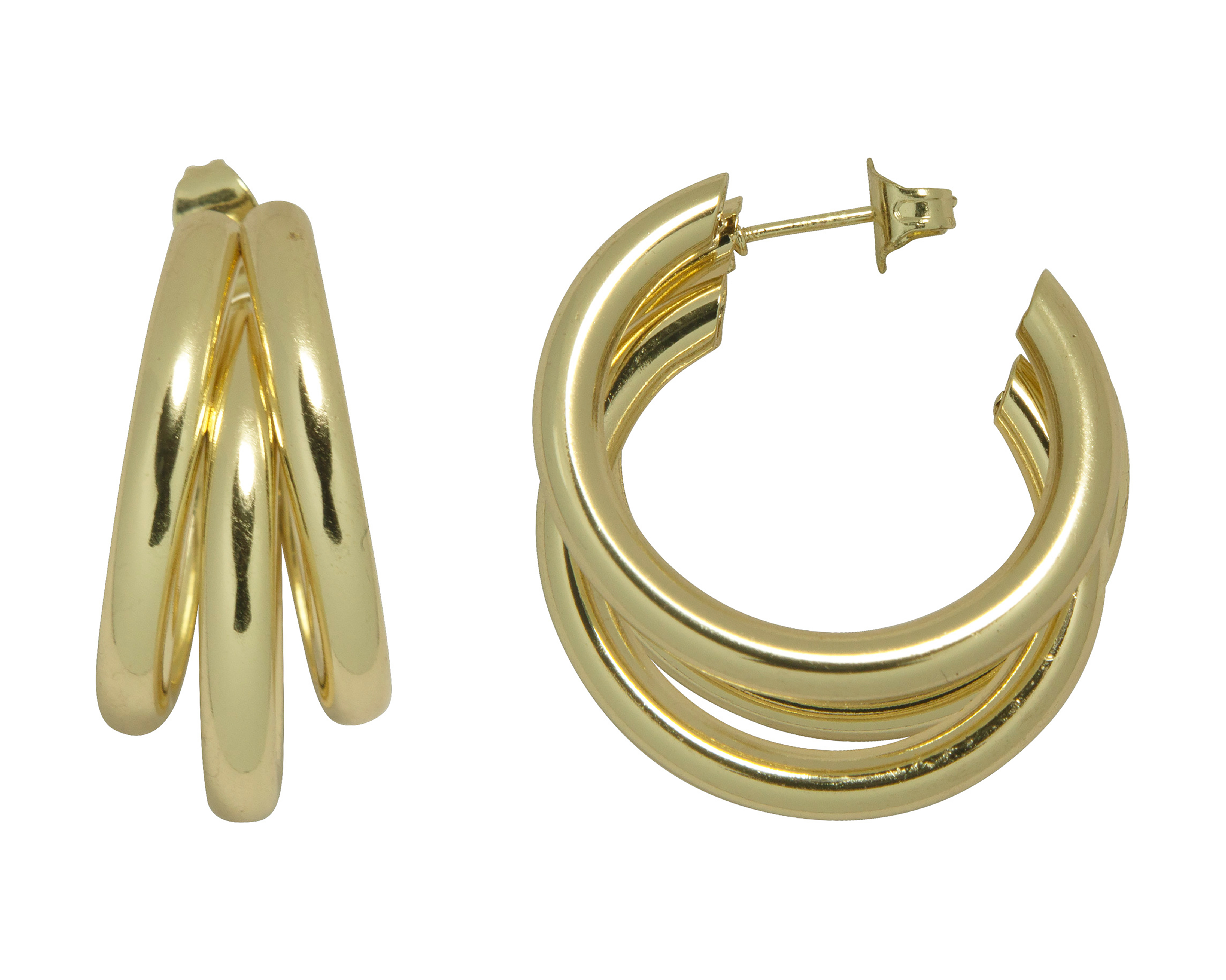 Foto 1 | Foto 1 | Arracadas de Chapa de Oro 18K Sentimientos