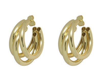 Foto 2 | Foto 2 | Arracadas de Chapa de Oro 18K Sentimientos