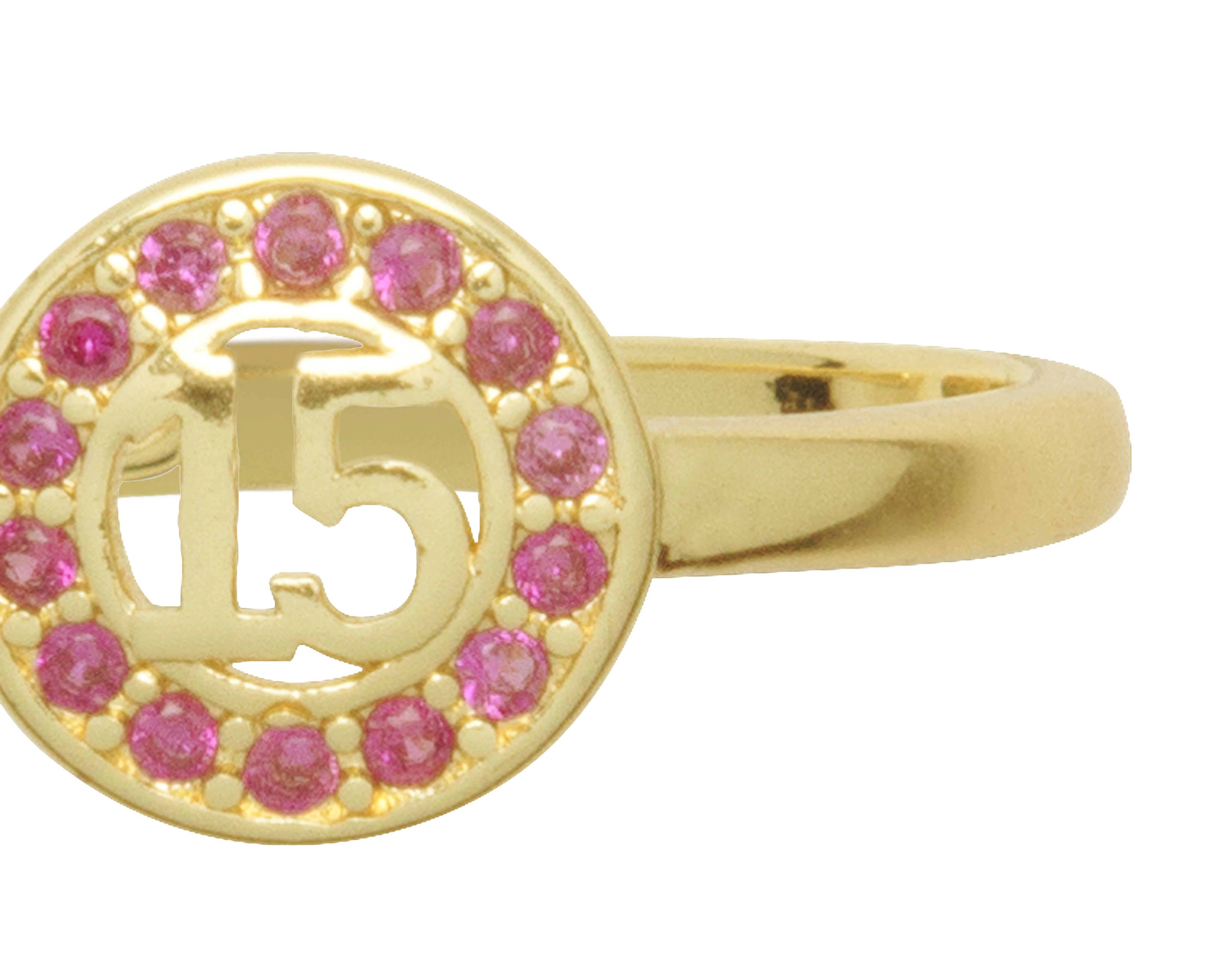 Foto 5 pulgar | Foto 4 | Anillo de Chapa de Oro 18K Nro. 7-7.5
