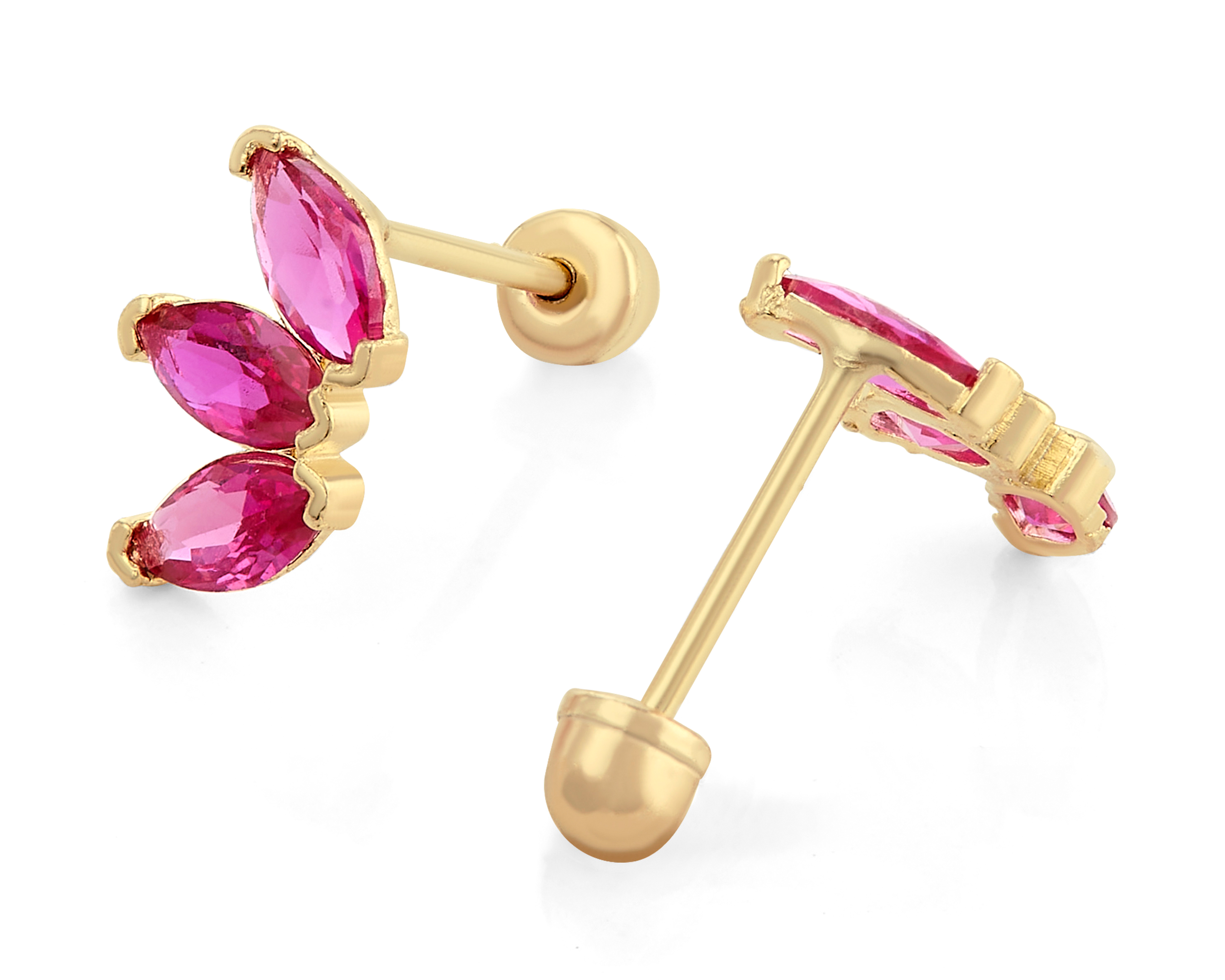 Foto 2 | Foto 2 | Broqueles de Oro 10K Sabelli