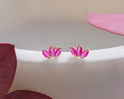 Foto 5 | Foto 5 | Broqueles de Oro 10K Sabelli