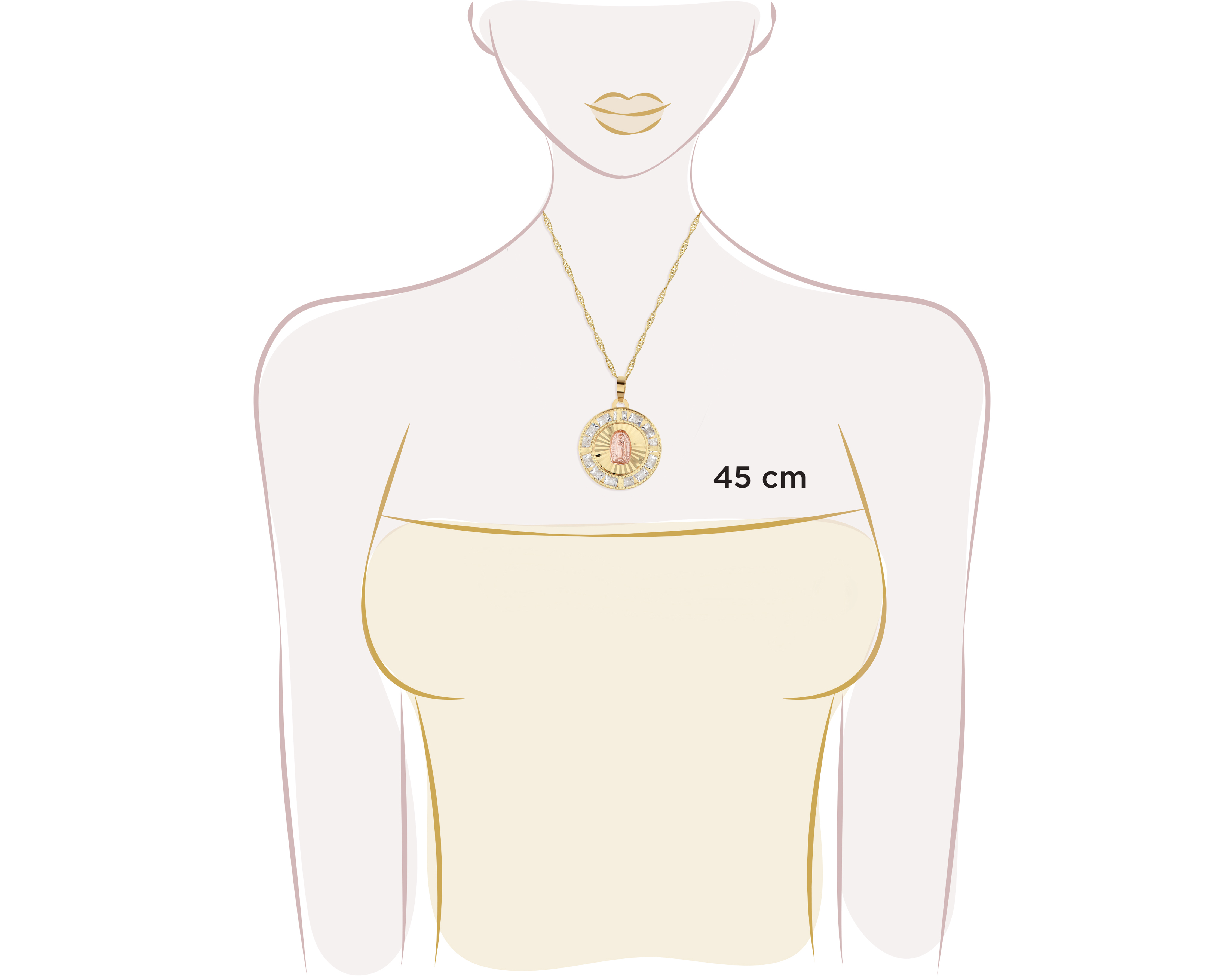 Foto 5 | Foto 5 | Collar de Oro 10K Sabelli
