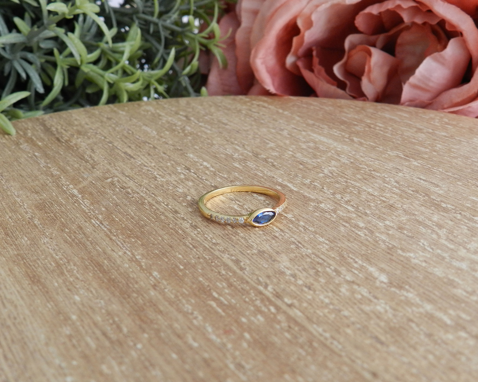 Foto 7 pulgar | Foto 6 | Anillo de Chapa de Oro 18K Nro. 8