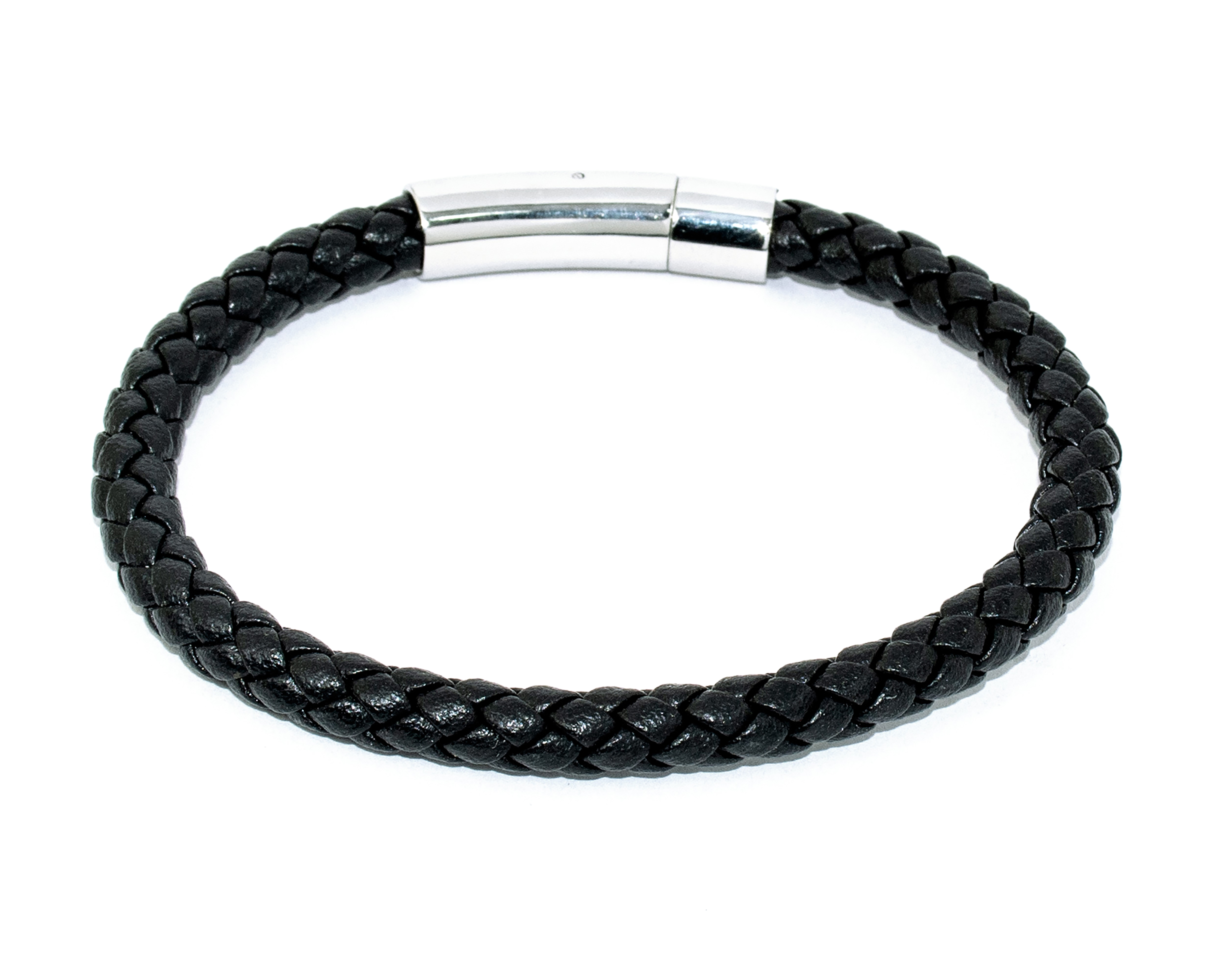 Pulsera de Acero Inoxidable y Piel Sintética Acero NK