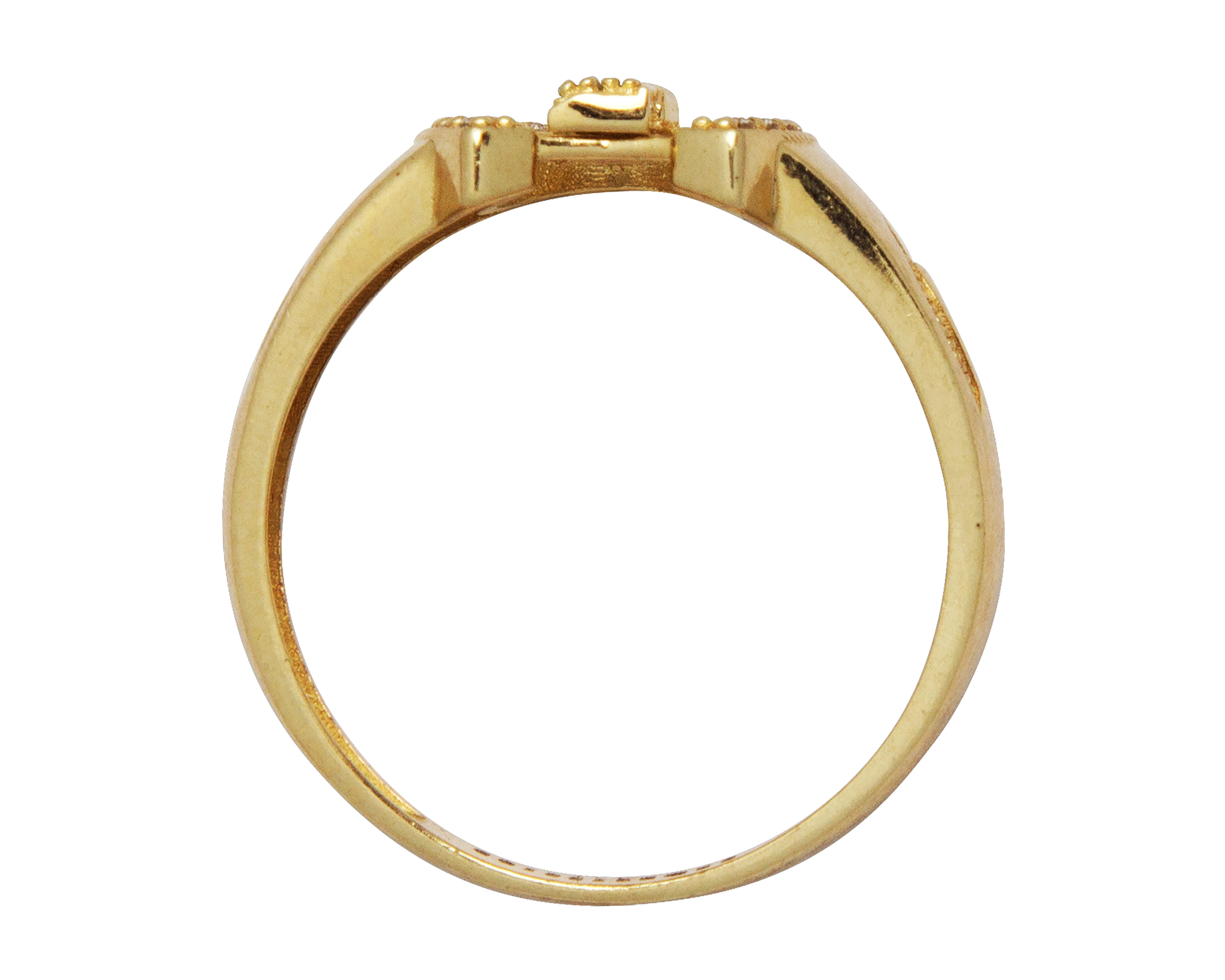 Foto 4 pulgar | Foto 3 | Anillo de Oro 10K Moments Talla 10
