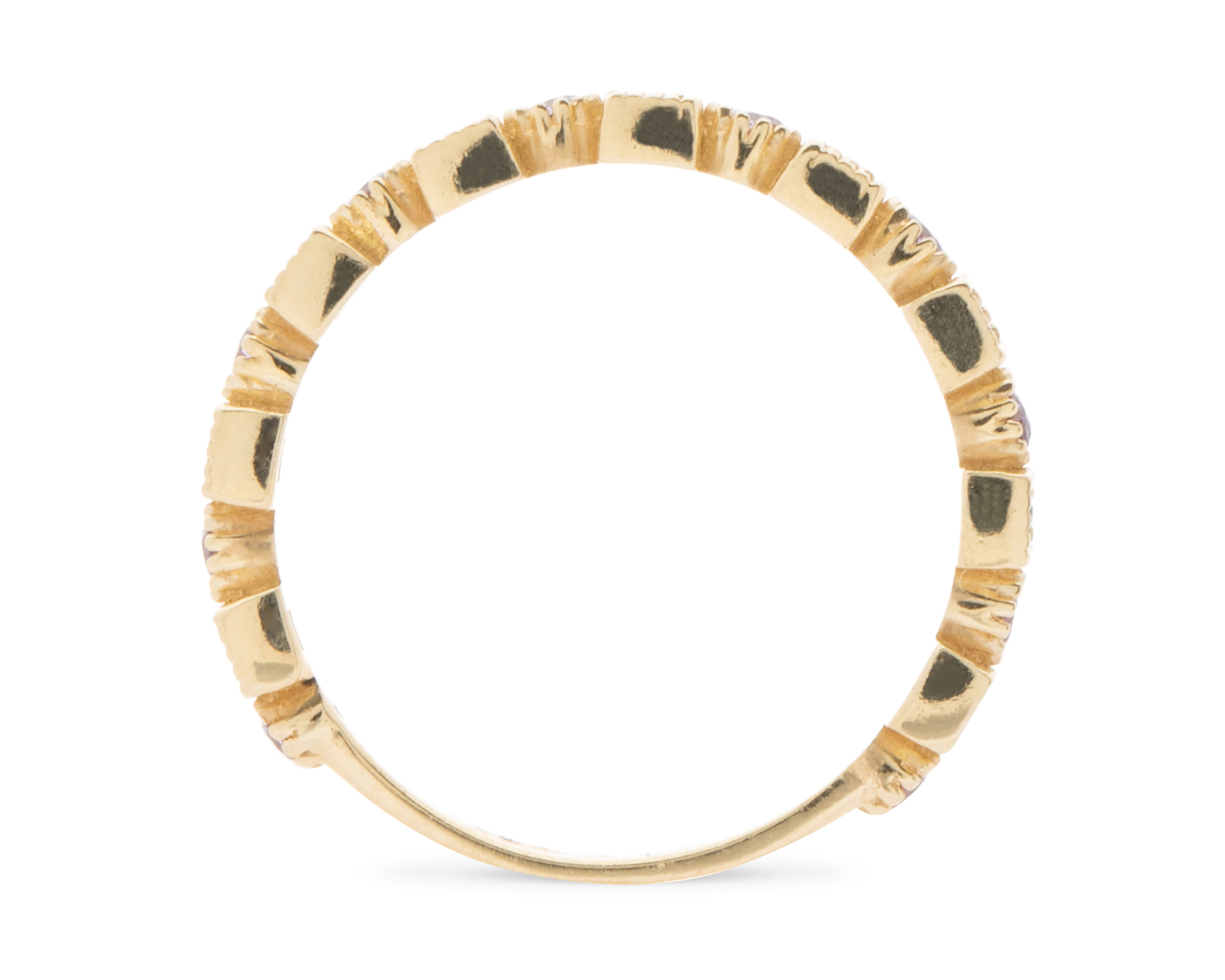 Foto 4 pulgar | Foto 3 | Anillo de Oro 10K Nro. 8-8.5