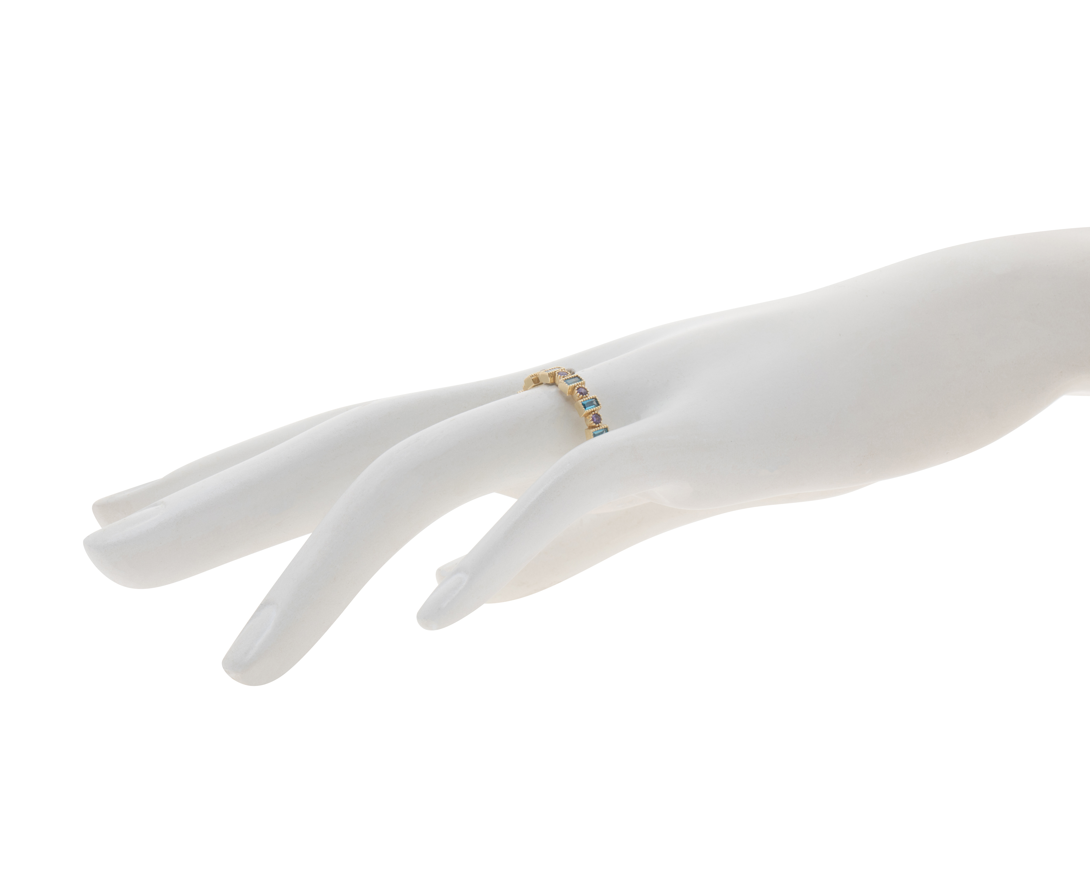 Foto 6 pulgar | Foto 5 | Anillo de Oro 10K Nro. 8-8.5