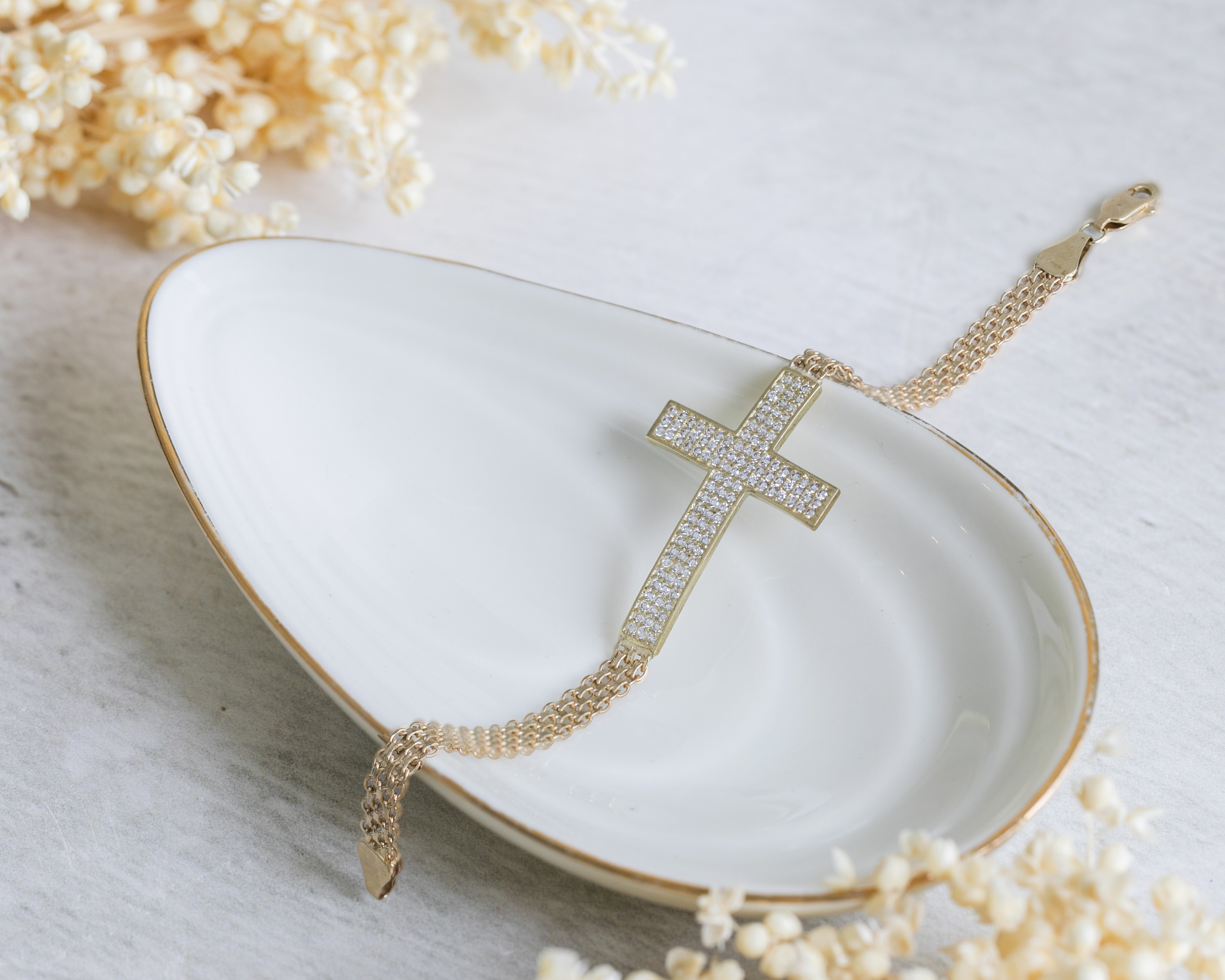 Foto 7 pulgar | Foto 6 | Pulsera de Oro 10K Sentimientos