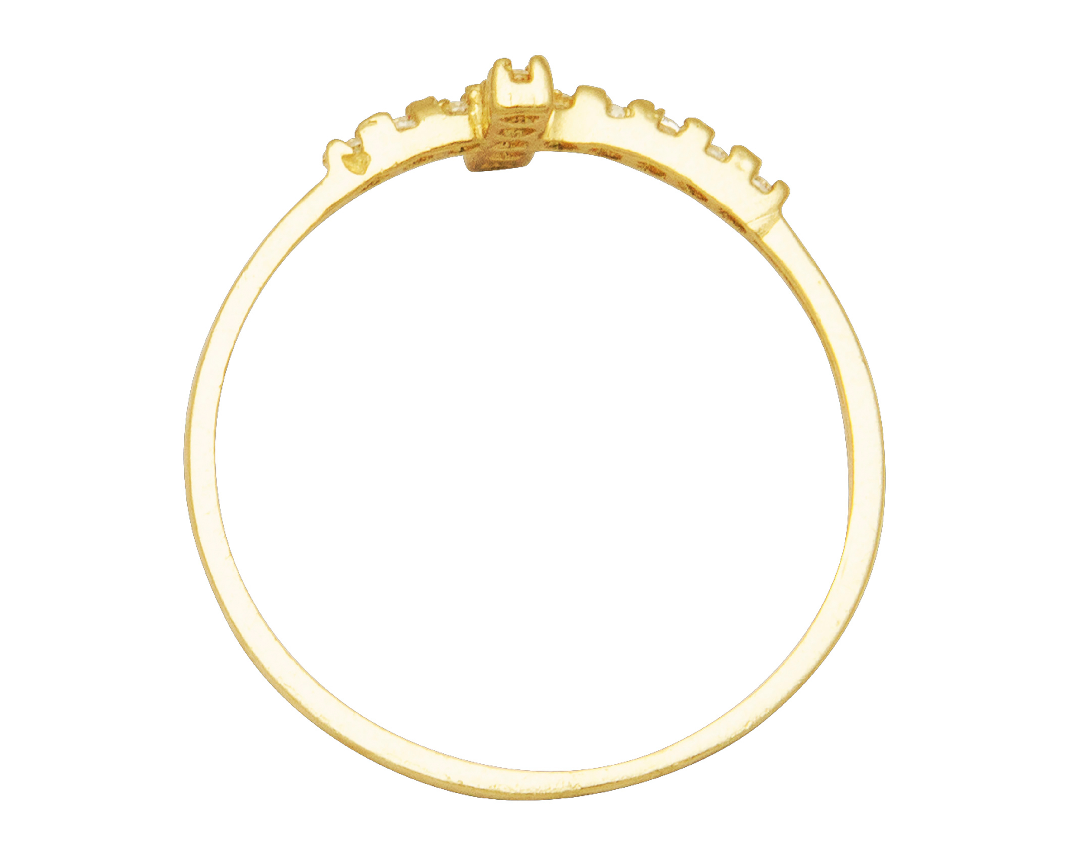 Foto 4 pulgar | Foto 3 | Anillo de Oro 10K Sentimientos Talla 7
