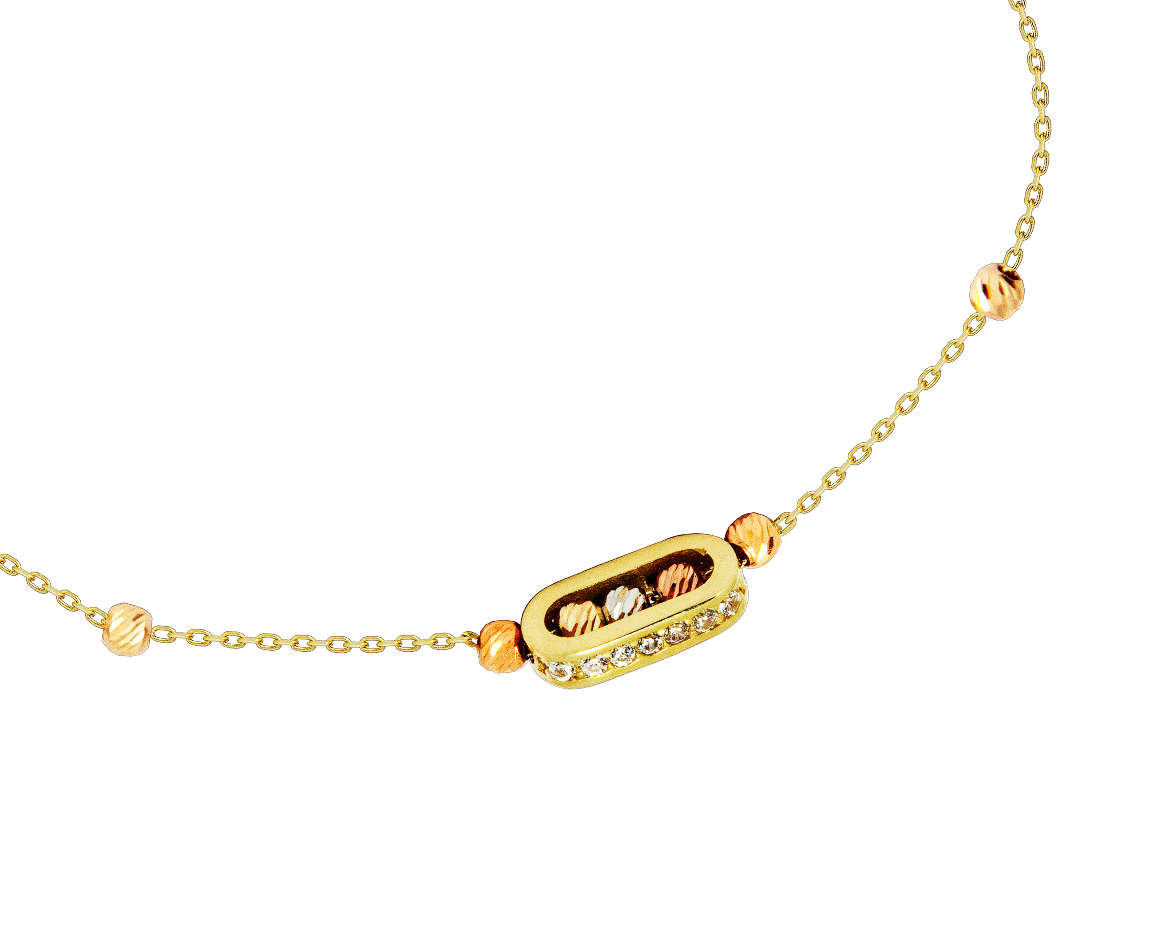 Foto 3 pulgar | Foto 2 | Pulsera de Oro 14K Sentimientos