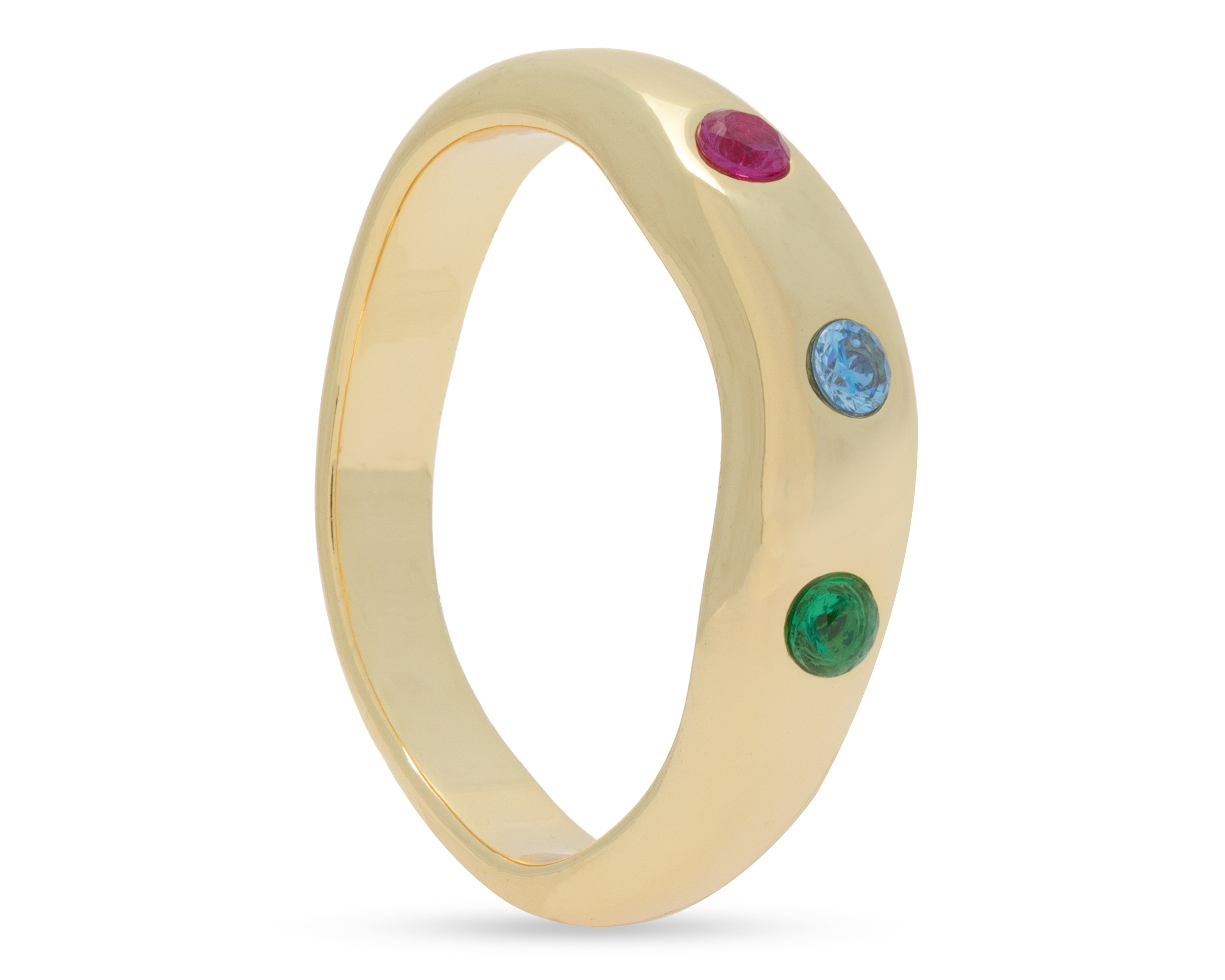 Foto 1 | Foto 1 | Anillo Chapa de Oro 18k Zhefan 8-8.5