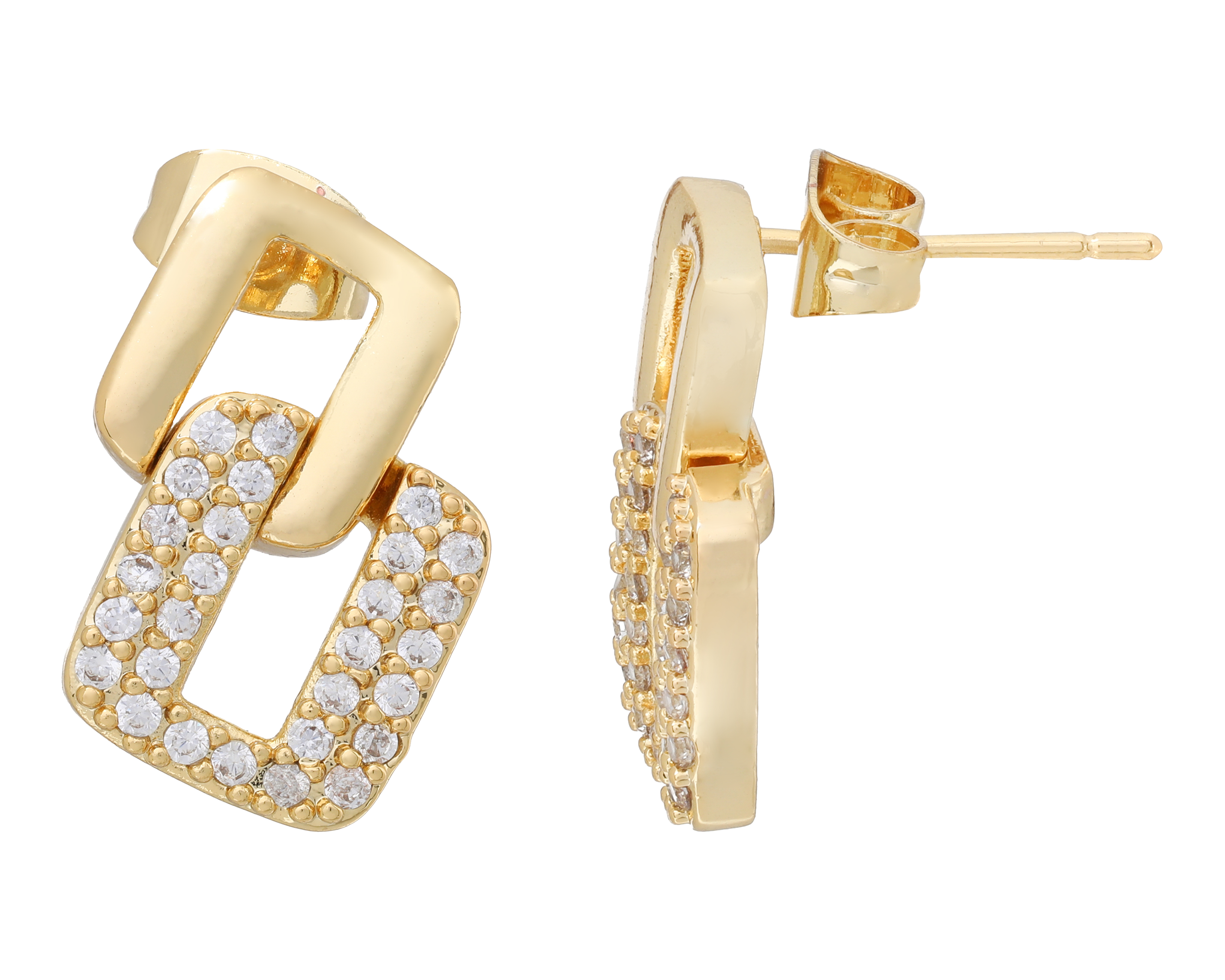 Aretes de Acero Inoxidable Tique