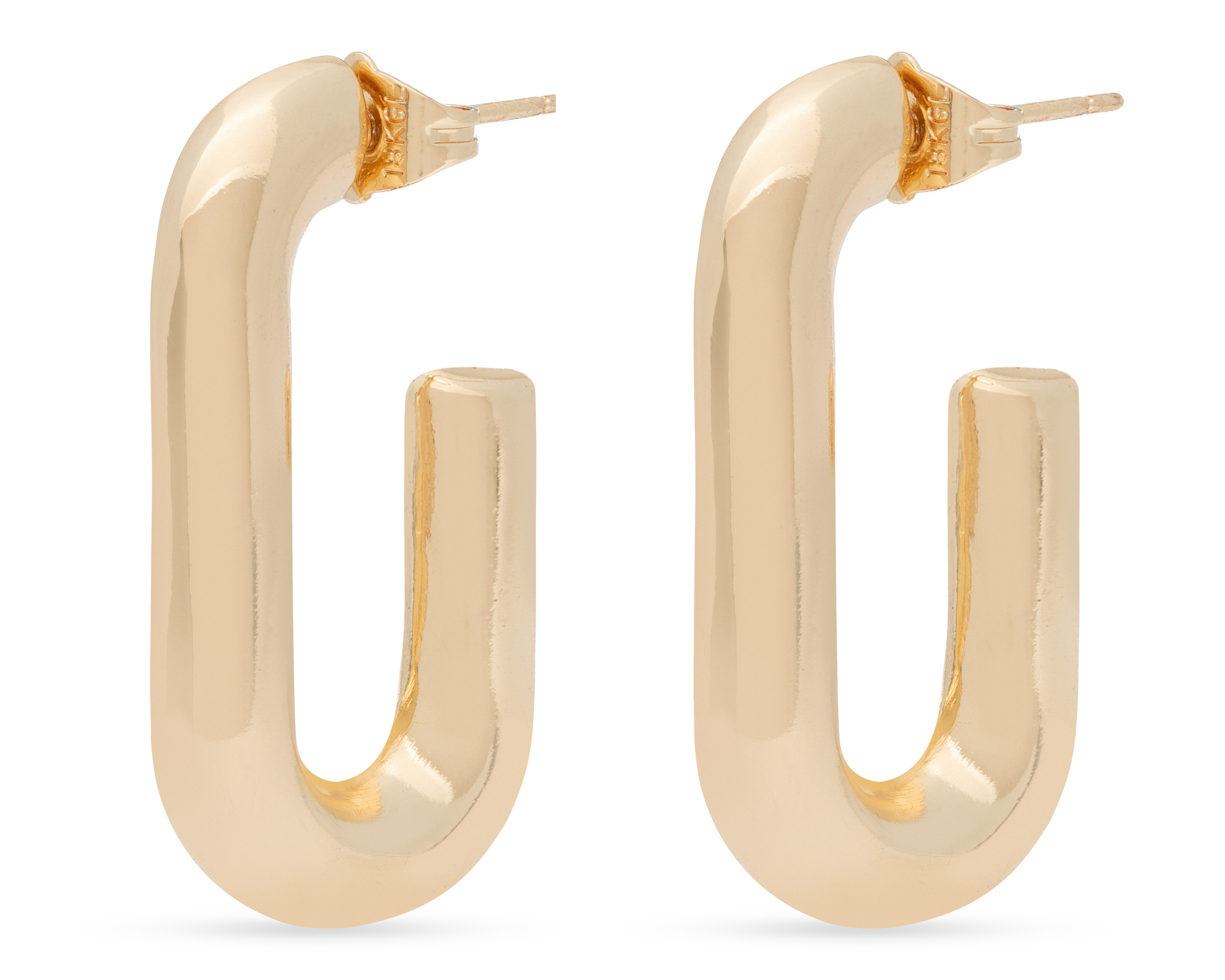 Foto 2 | Foto 2 | Aretes de Chapa de Oro 14K Tique