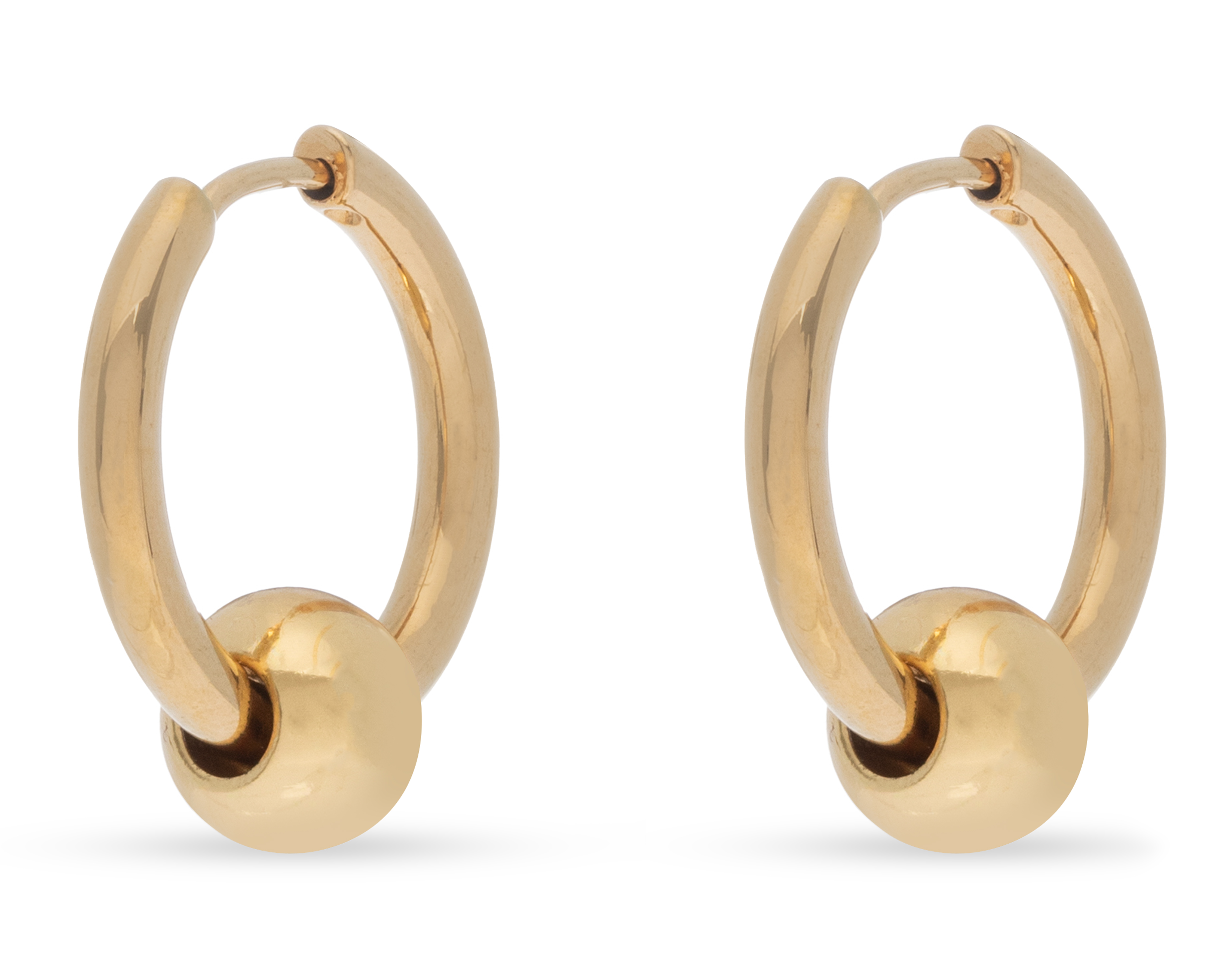 Foto 3 pulgar | Foto 2 | Aretes de Acero Inoxidable Ailu