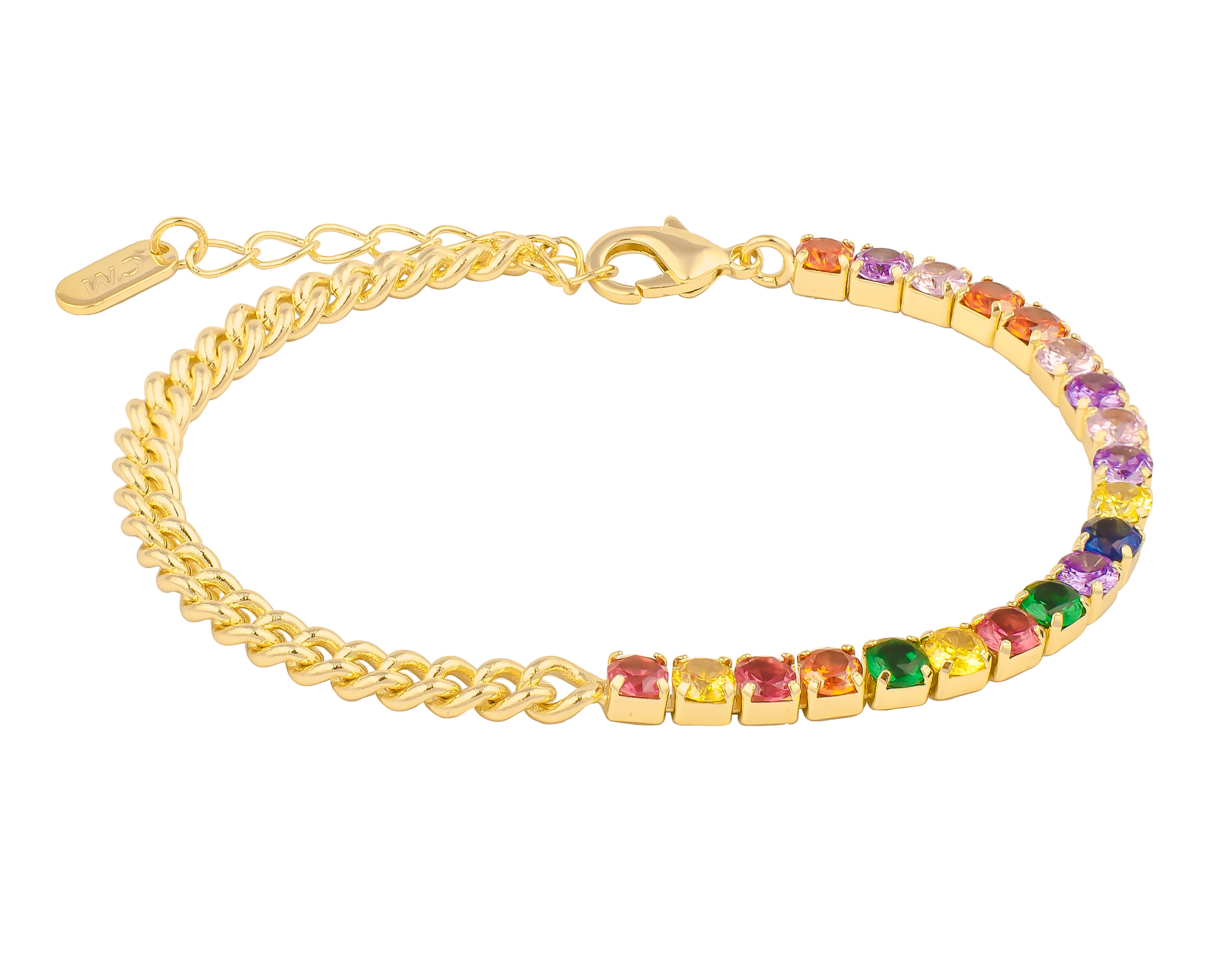 Pulsera de Chapa de Oro 18K Plafer