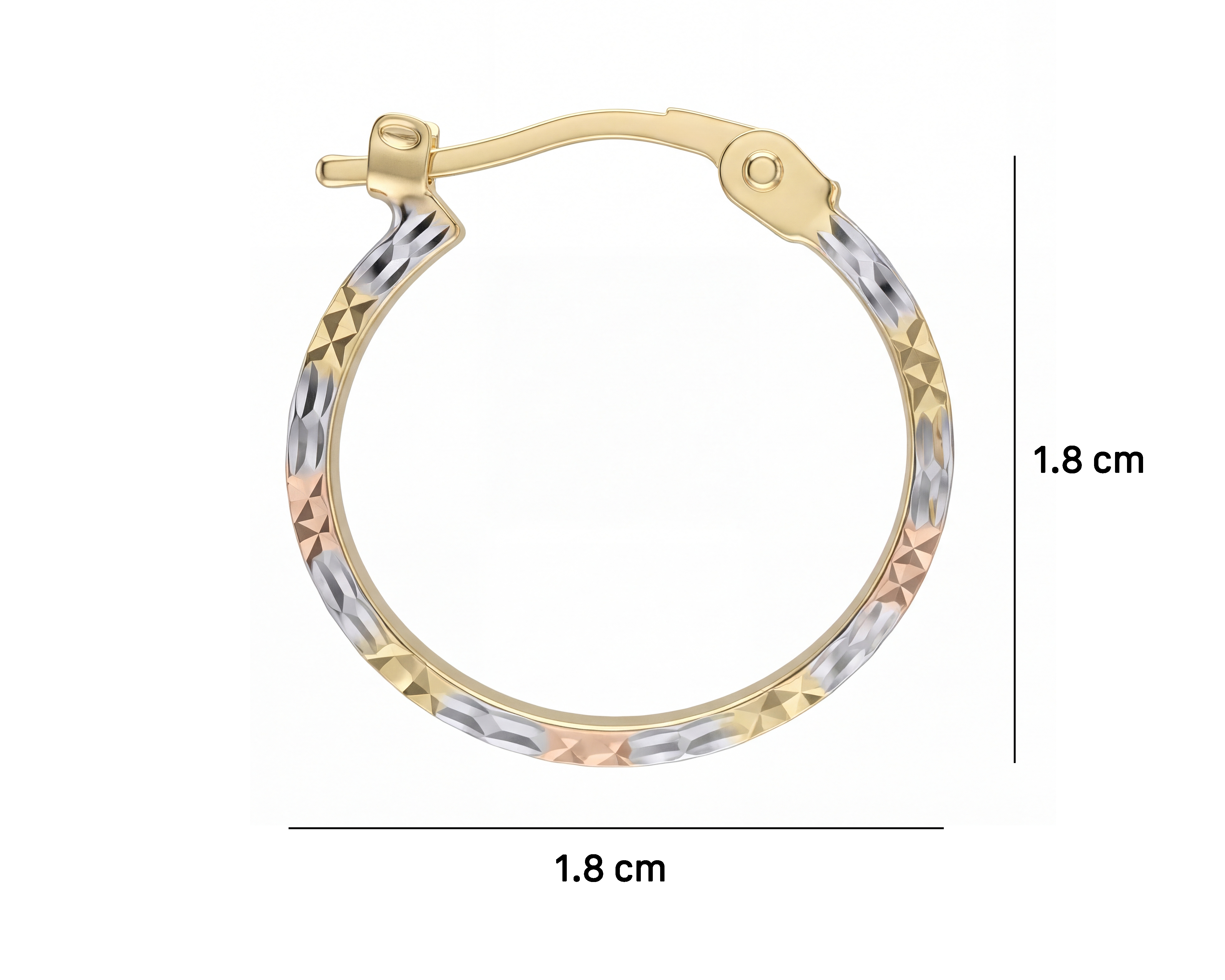 Foto 7 pulgar | Foto 6 | Arracadas de Oro 10K Vieri