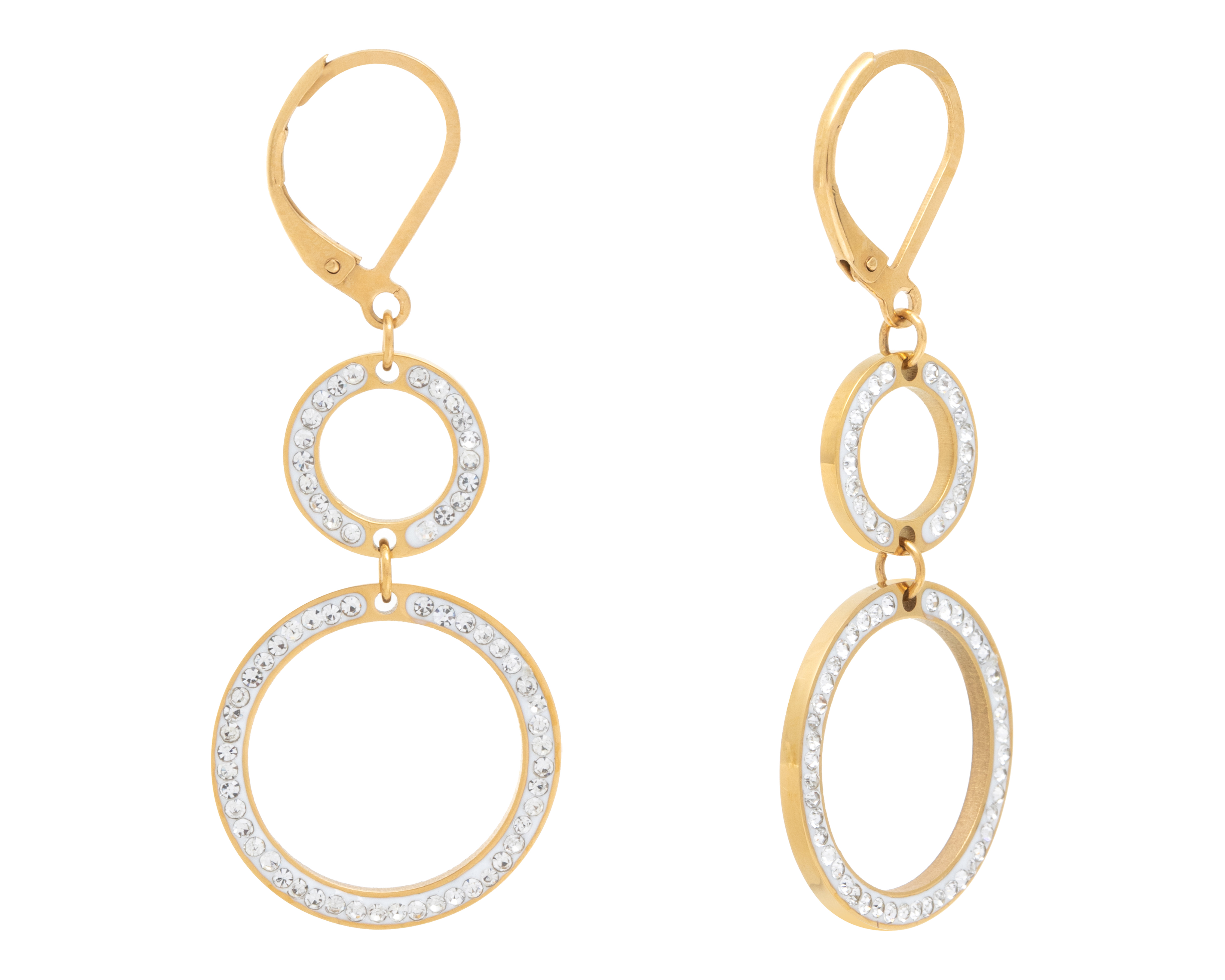 Foto 2 pulgar | Foto 1 | Aretes de Acero Inoxidable Jennifer Lopez