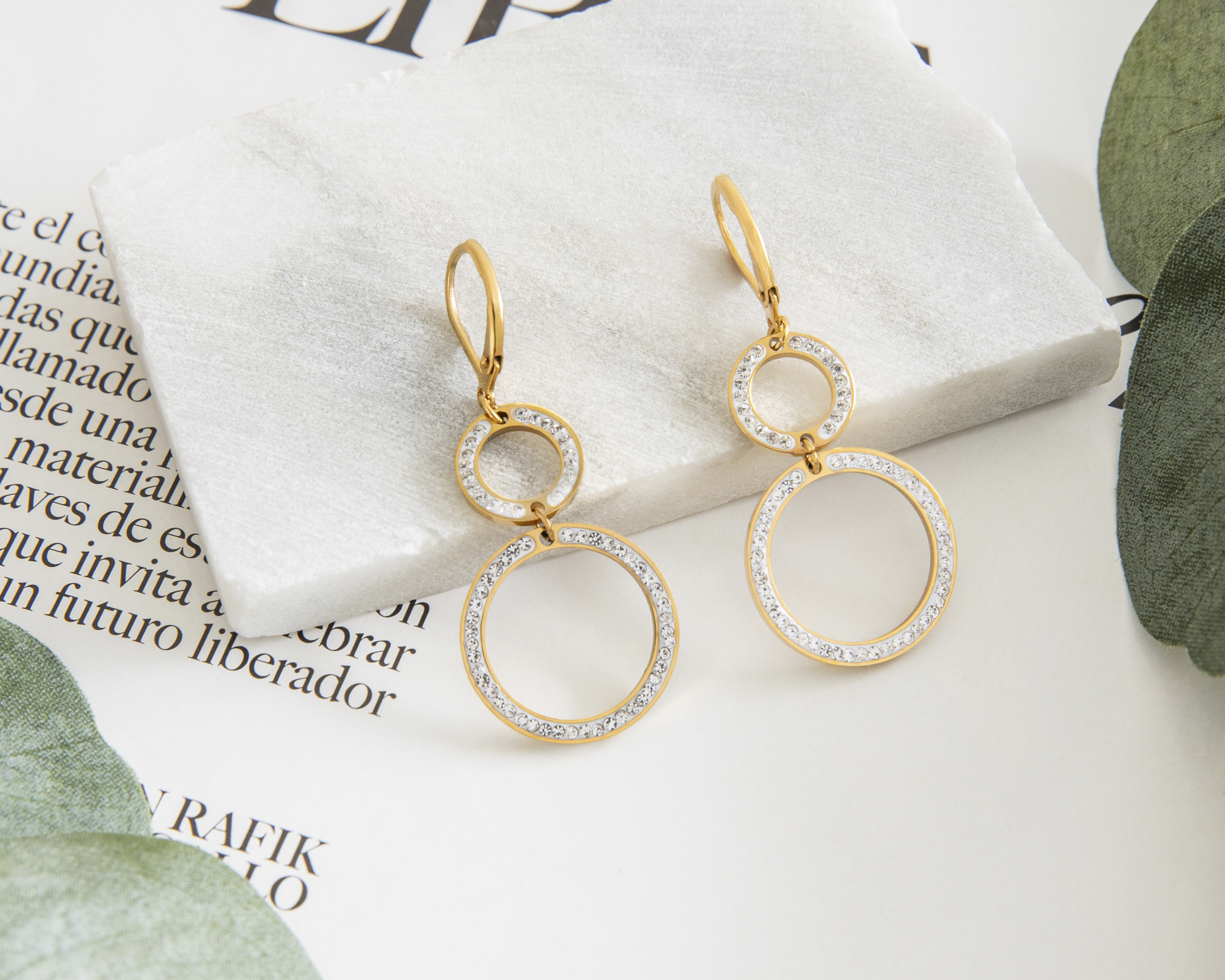 Foto 3 | Foto 3 | Aretes de Acero Inoxidable Jennifer Lopez