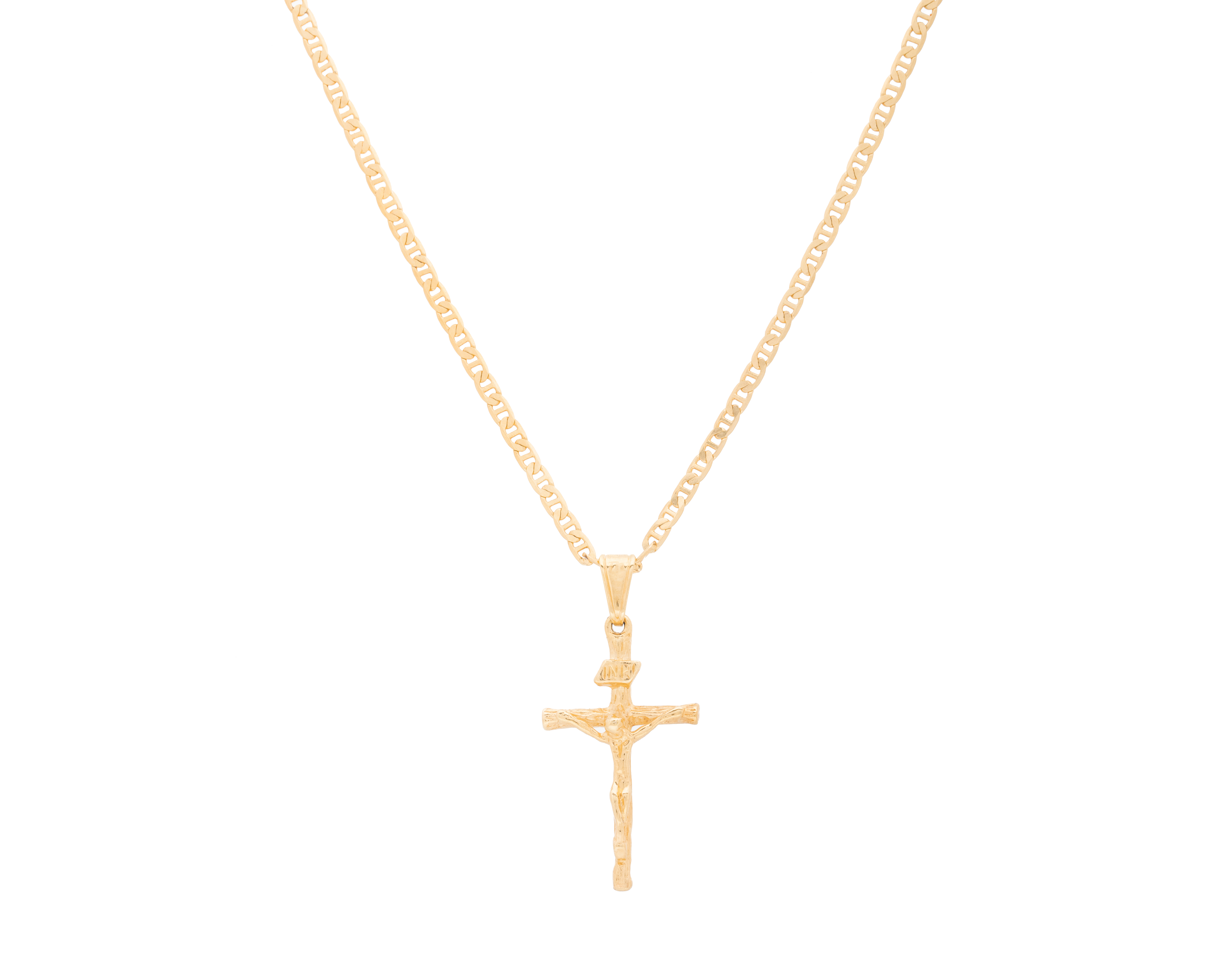 Foto 2 pulgar | Foto 1 | Collar de Chapa de Oro 14K Best Silver