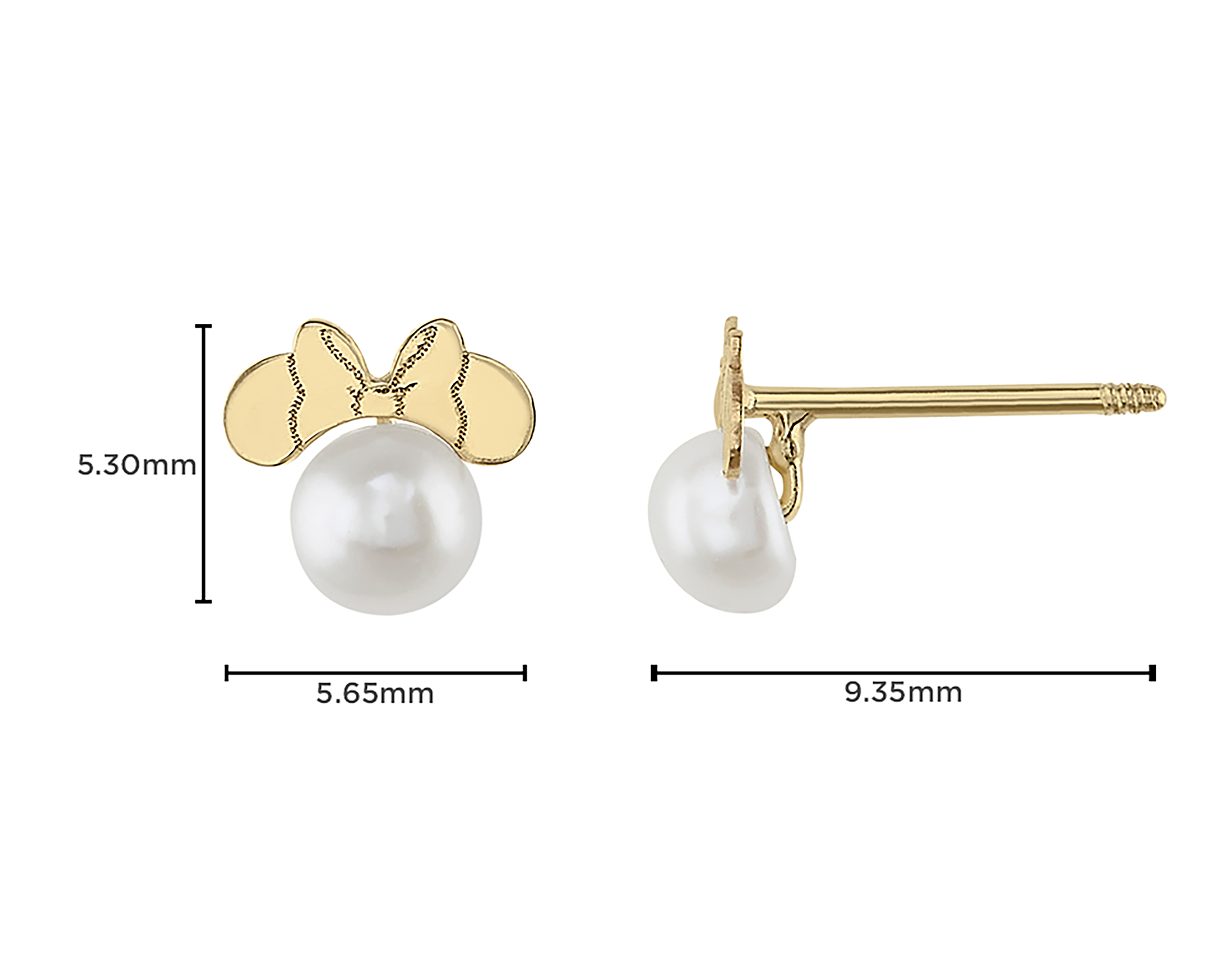 Foto 6 | Foto 6 | Broqueles de Oro 10K Disney