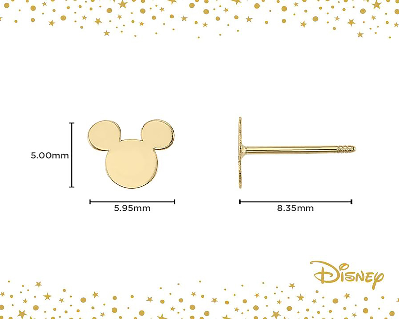 Foto 4 pulgar | Foto 3 | Broqueles de Oro 10K Disney
