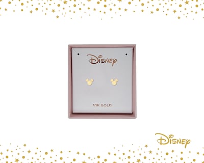 Foto 4 | Foto 4 | Broqueles de Oro 10K Disney