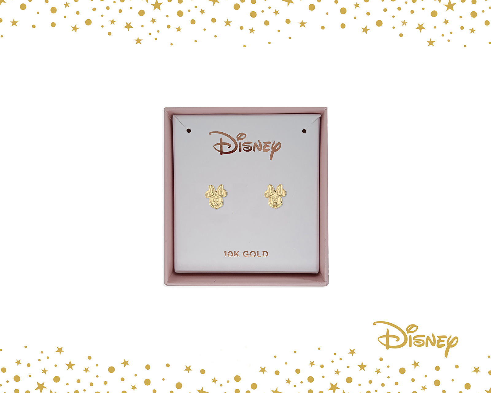 Foto 5 pulgar | Foto 4 | Broqueles de Oro 10K Minnie Mouse Disney