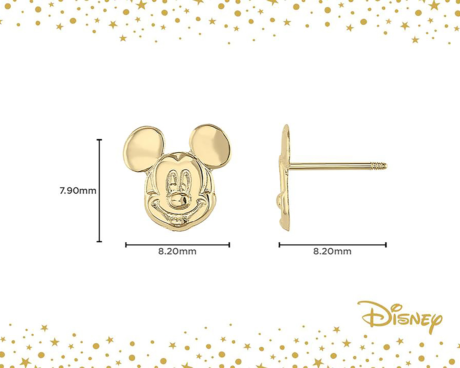 Foto 4 pulgar | Foto 3 | Broqueles de Oro 10K Disney