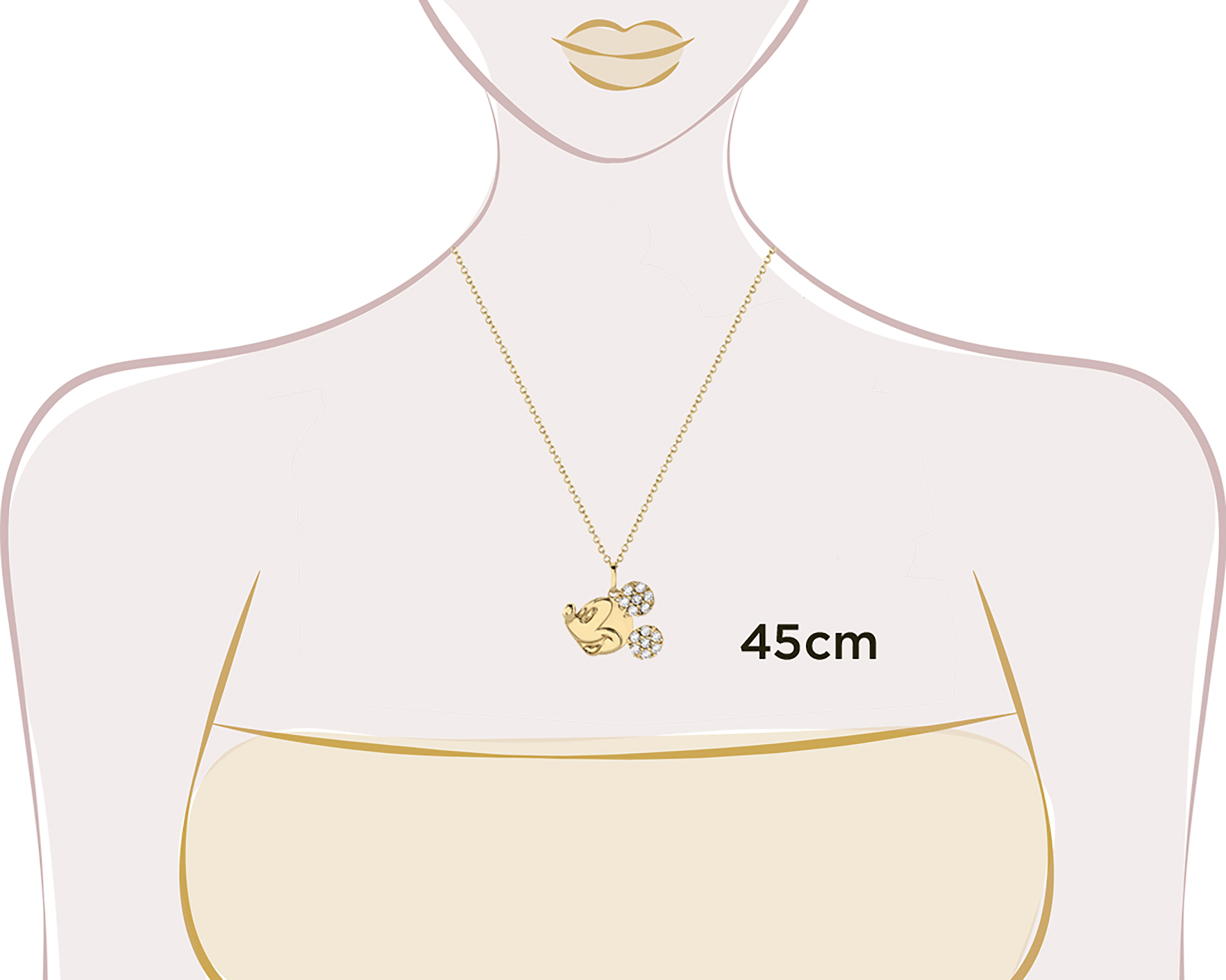 Foto 5 | Foto 5 | Collar de Oro 10K Disney