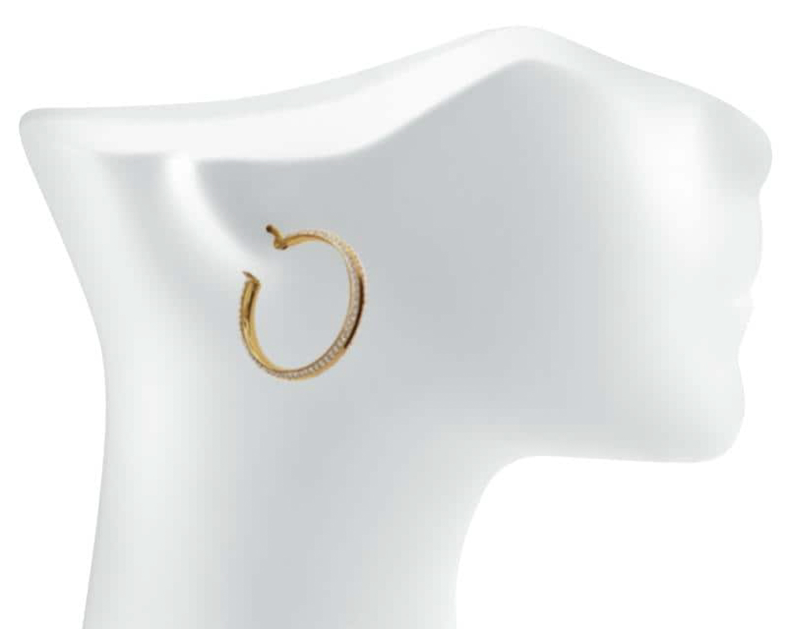 Foto 4 pulgar | Foto 3 | Aretes de Acero Inoxidable Jennifer Lopez