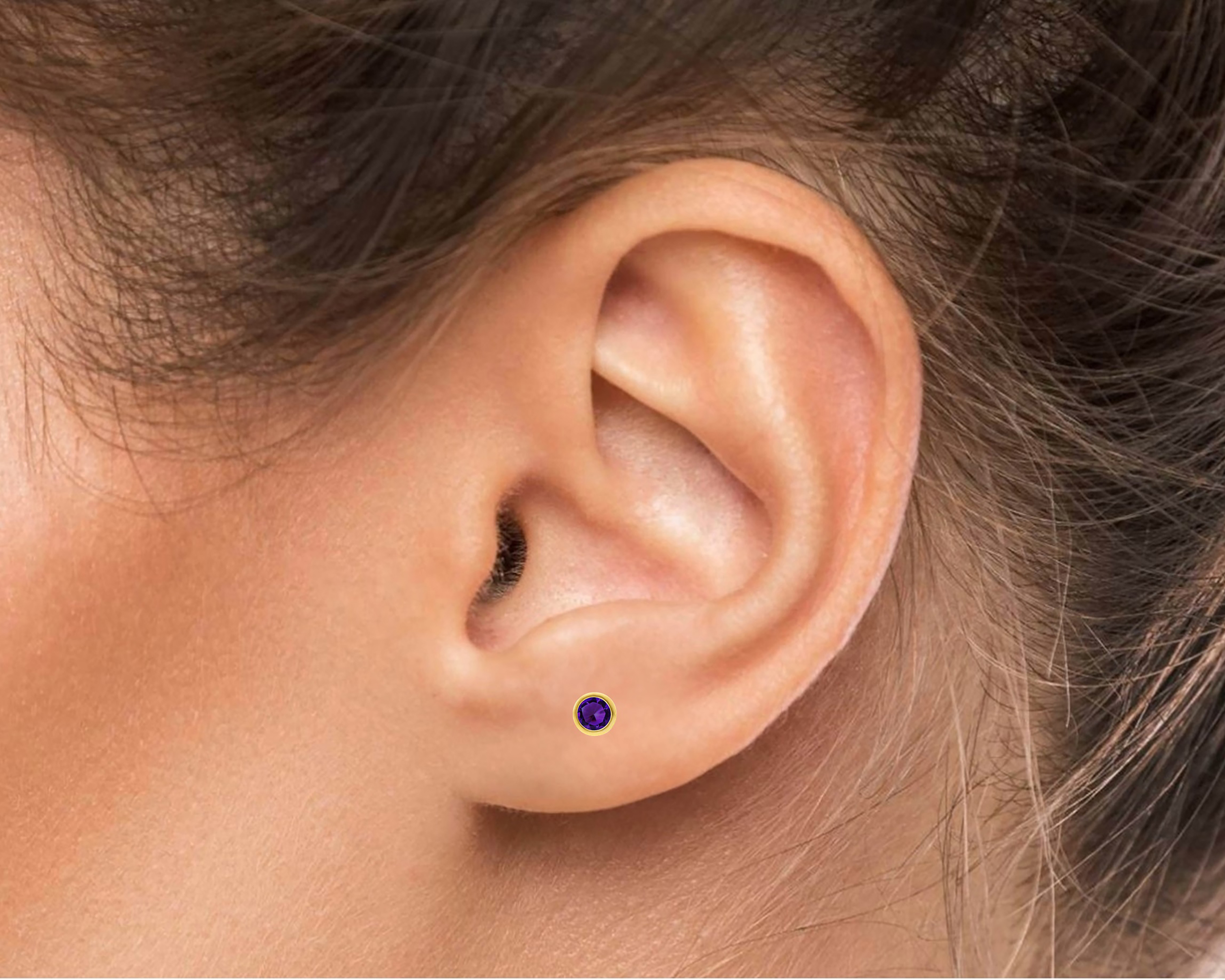 Foto 4 | Foto 4 | Broqueles de Oro 10K Baby Colors