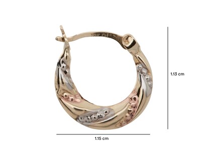 Foto 6 | Foto 6 | Arracadas de Oro 10K Sentimientos