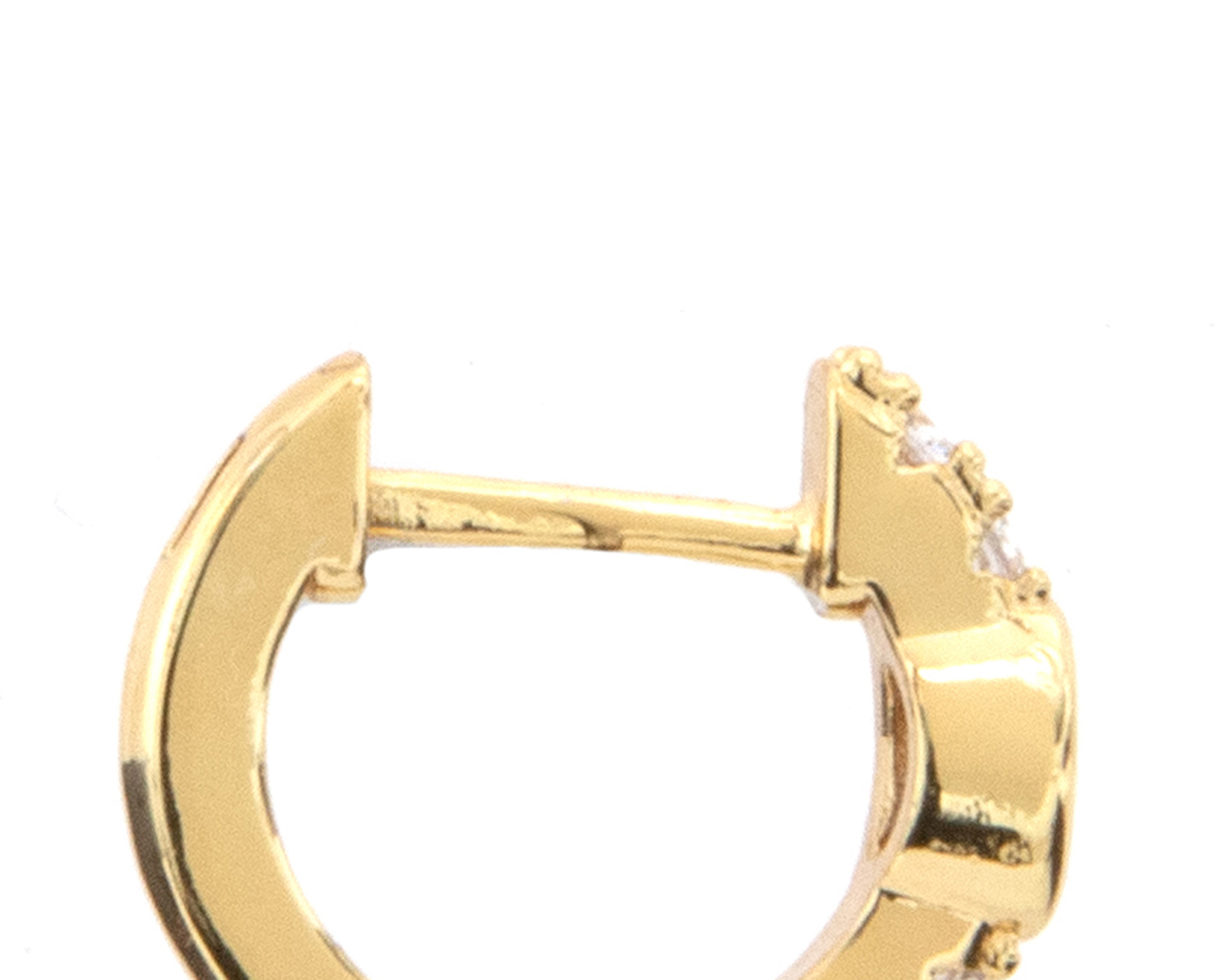 Foto 4 pulgar | Foto 3 | Arracadas de Chapa de Oro 18K Girondela
