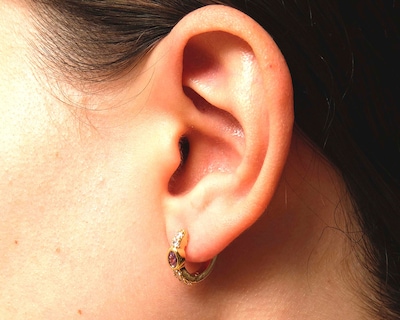 Foto 5 | Foto 5 | Arracadas de Chapa de Oro 18K Girondela