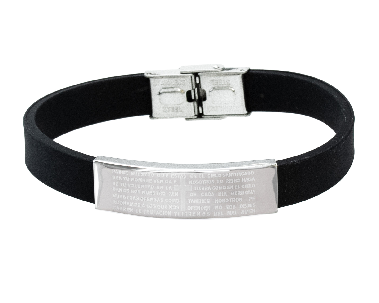 Foto 1 | Foto 1 | Pulsera de Caucho Acero NK