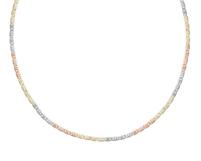 Foto 1 | Foto 1 | Cadena de Chapa de Oro 18K Sentimientos
