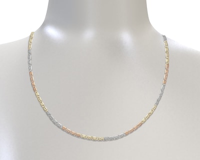 Foto 5 | Foto 5 | Cadena de Chapa de Oro 18K Sentimientos
