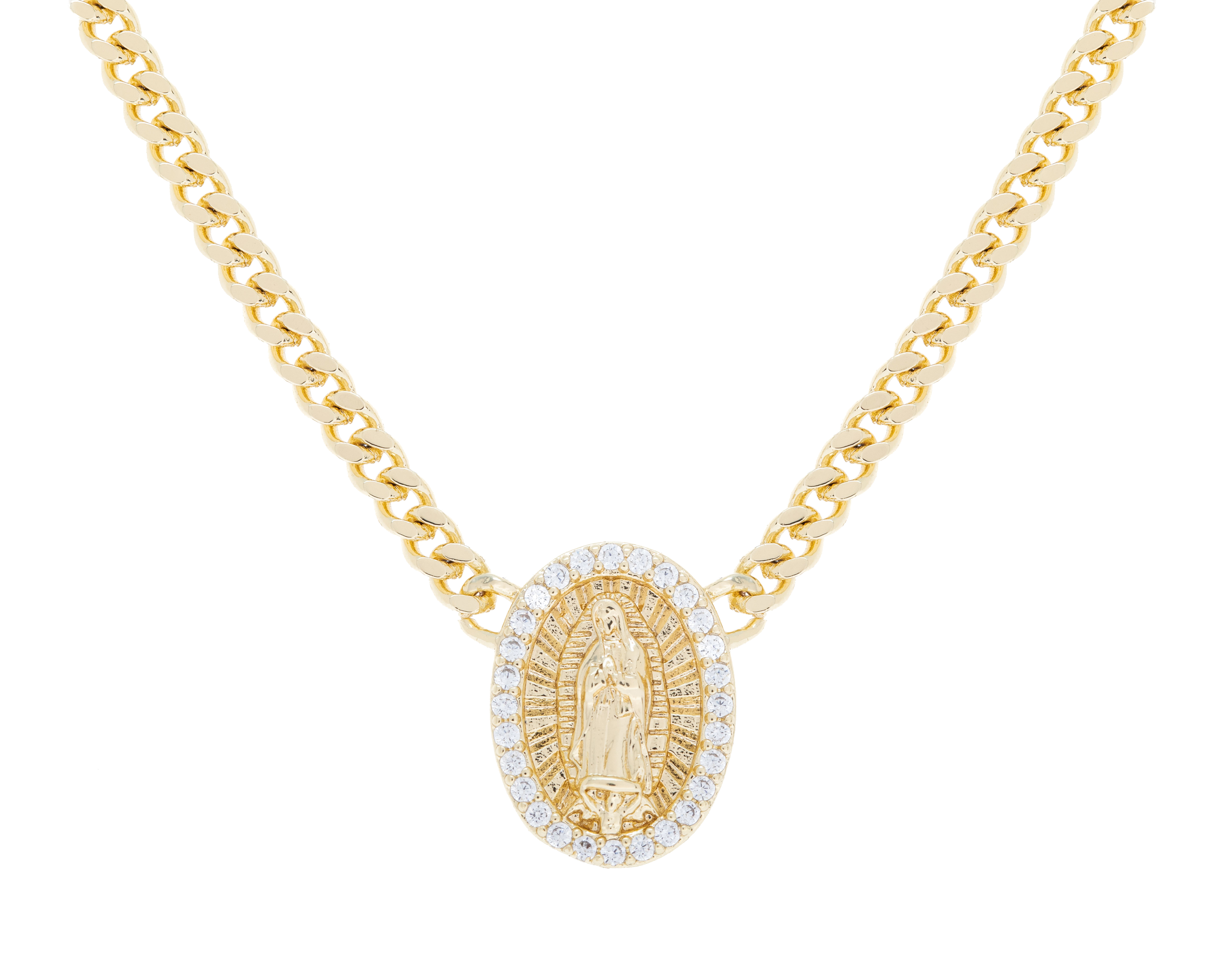 Collar de Chapa de Oro 18K Zokko