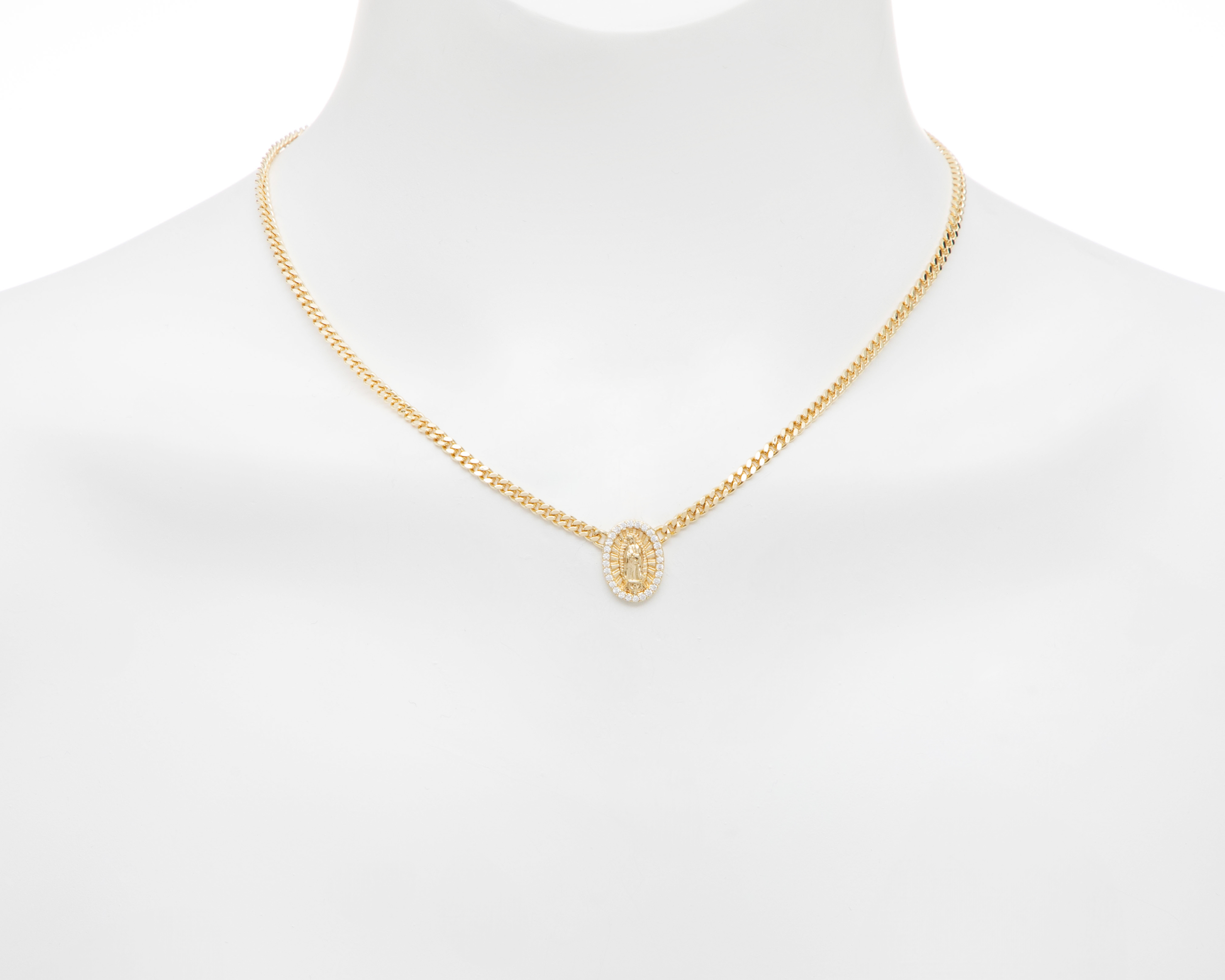 Foto 4 pulgar | Foto 3 | Collar de Chapa de Oro 18K Zokko