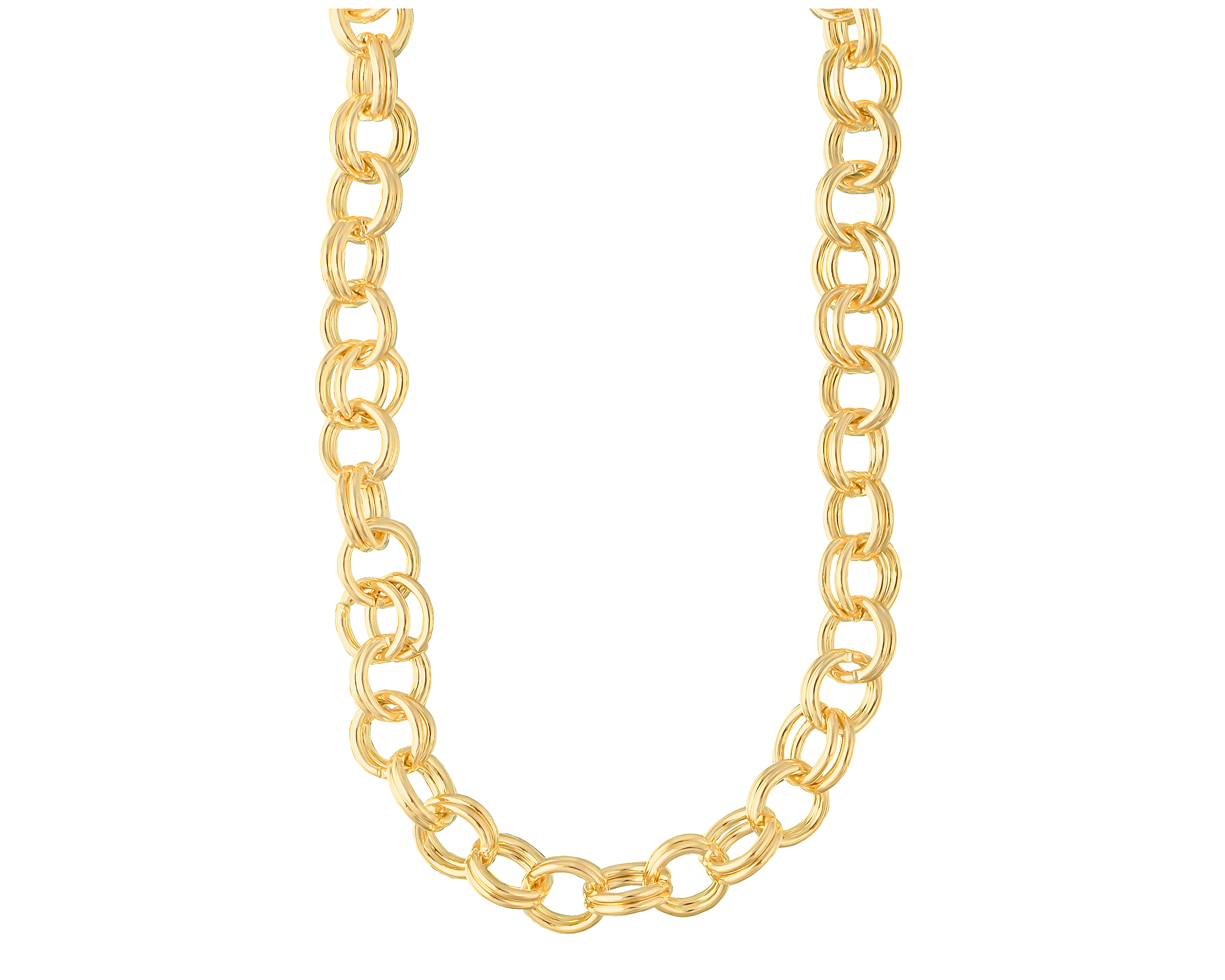 Foto 1 | Foto 1 | Cadena de Chapa de Oro 18K Plafer