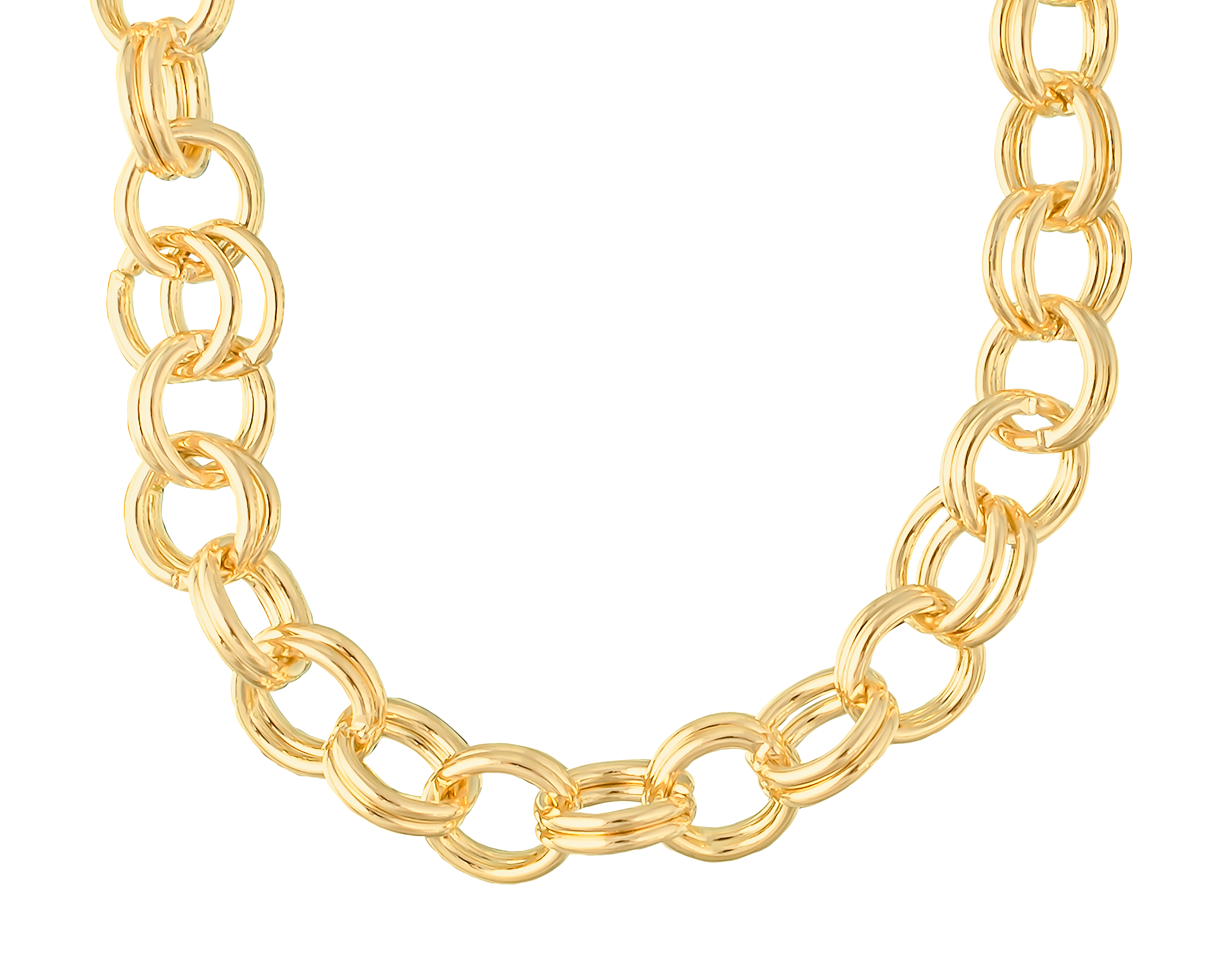 Foto 2 | Foto 2 | Cadena de Chapa de Oro 18K Plafer