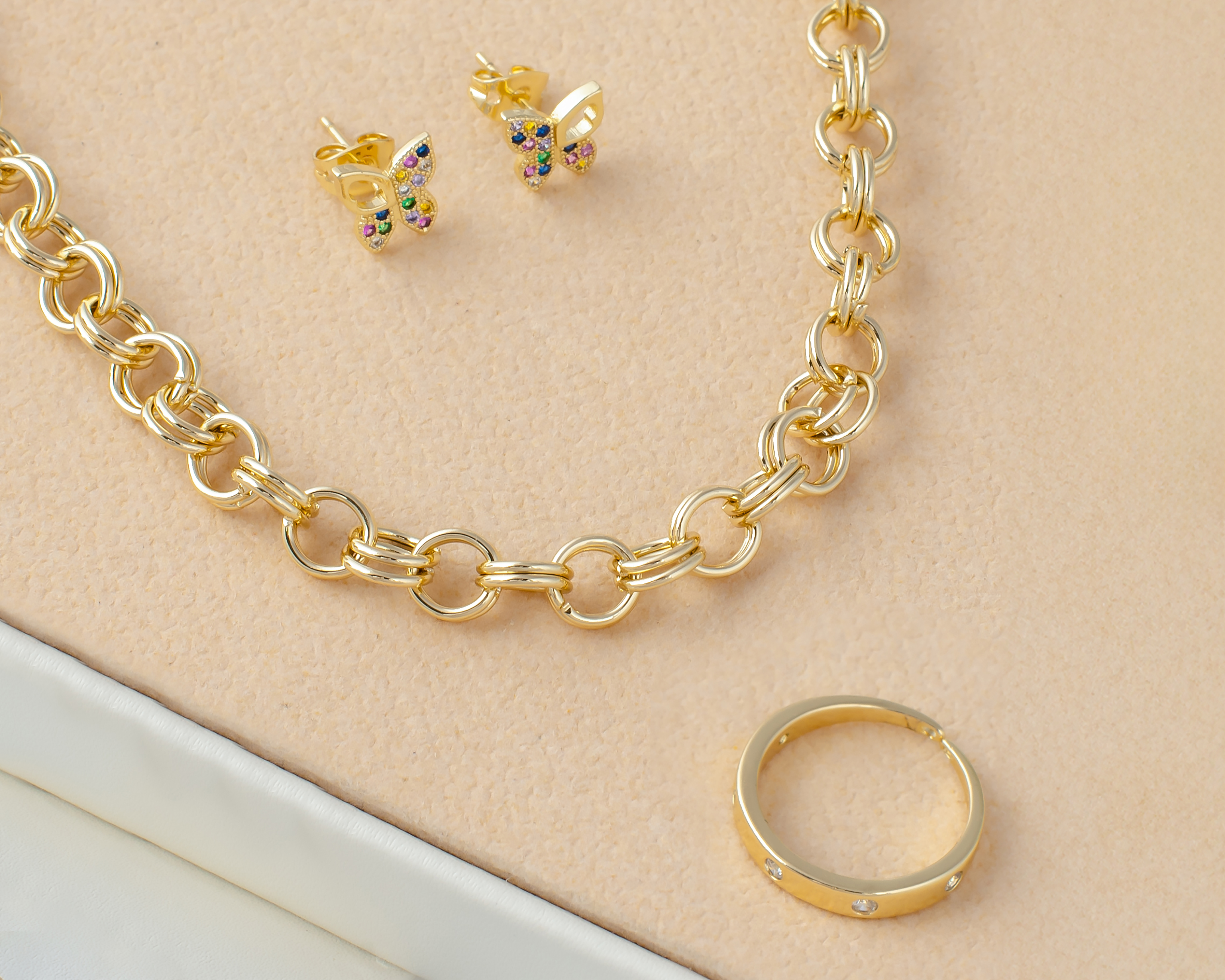 Foto 6 | Foto 6 | Cadena de Chapa de Oro 18K Plafer