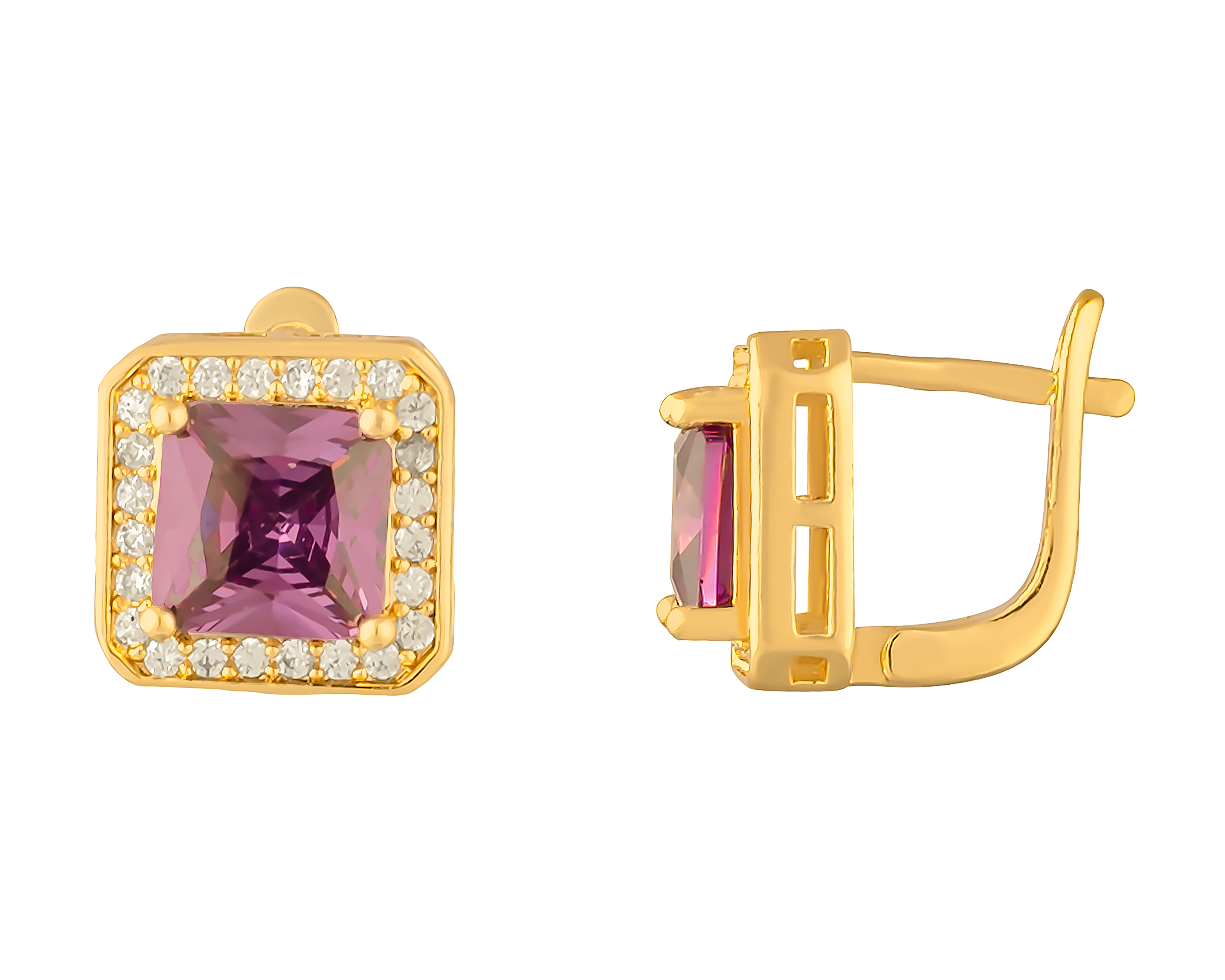 Foto 1 | Foto 1 | Aretes de Chapa de Oro 18K Plafer