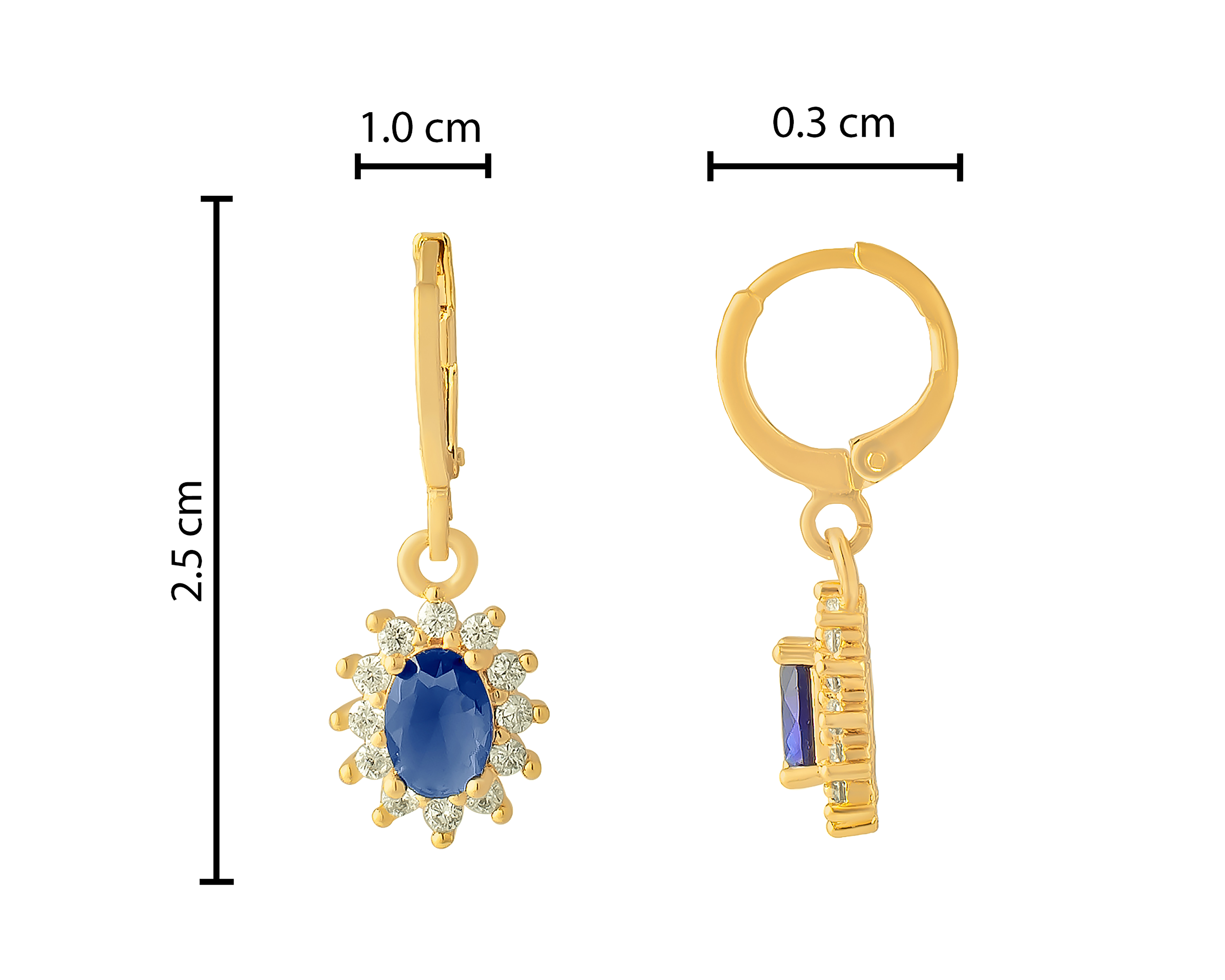 Foto 5 pulgar | Foto 4 | Aretes de Chapa de Oro 18K Plafer