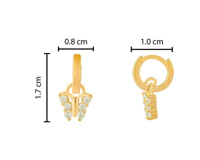 Foto 4 | Foto 4 | Aretes de Chapa de Oro 18K Plafer