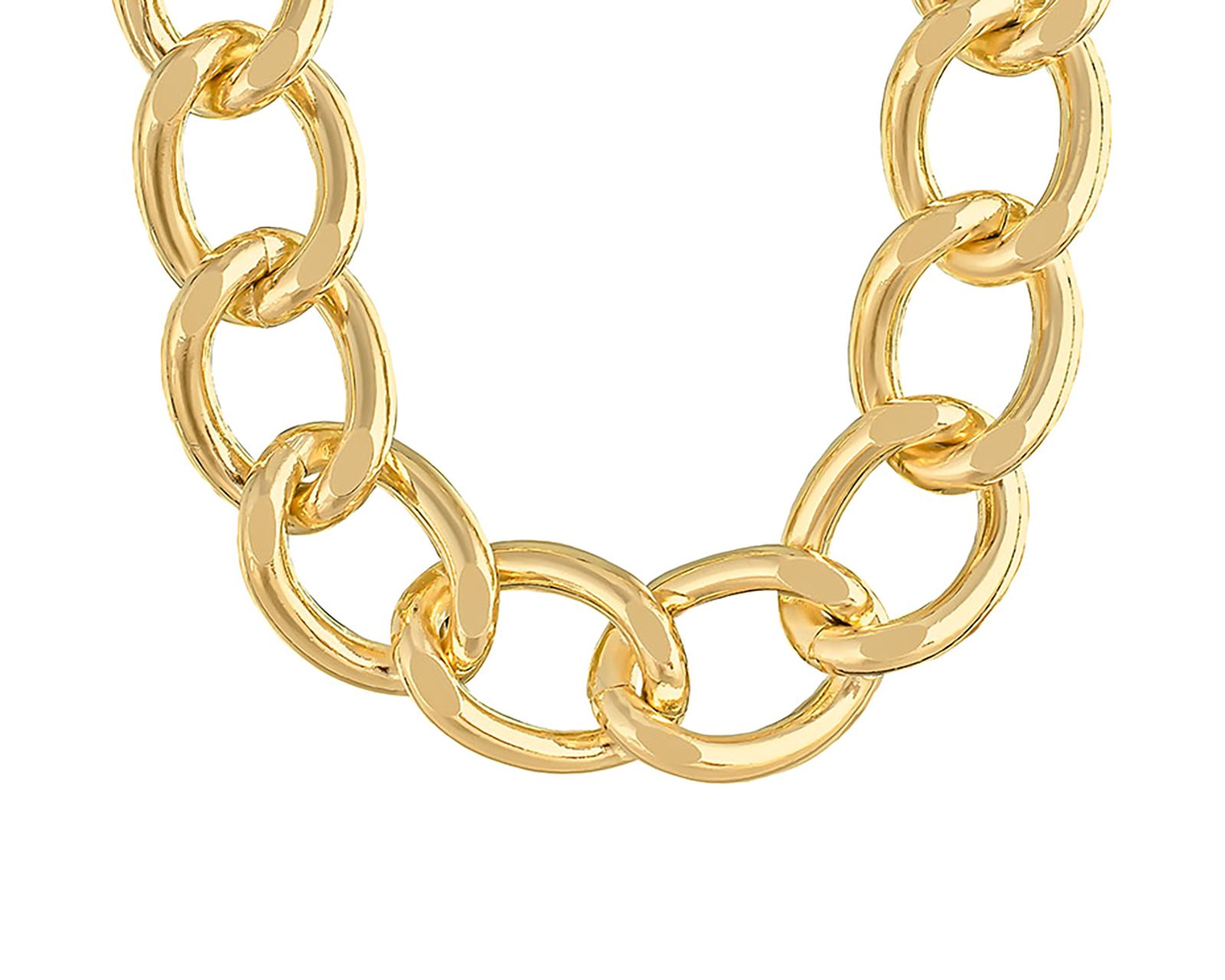 Foto 2 | Foto 2 | Cadena de Chapa de Oro 18K Jennifer Lopez