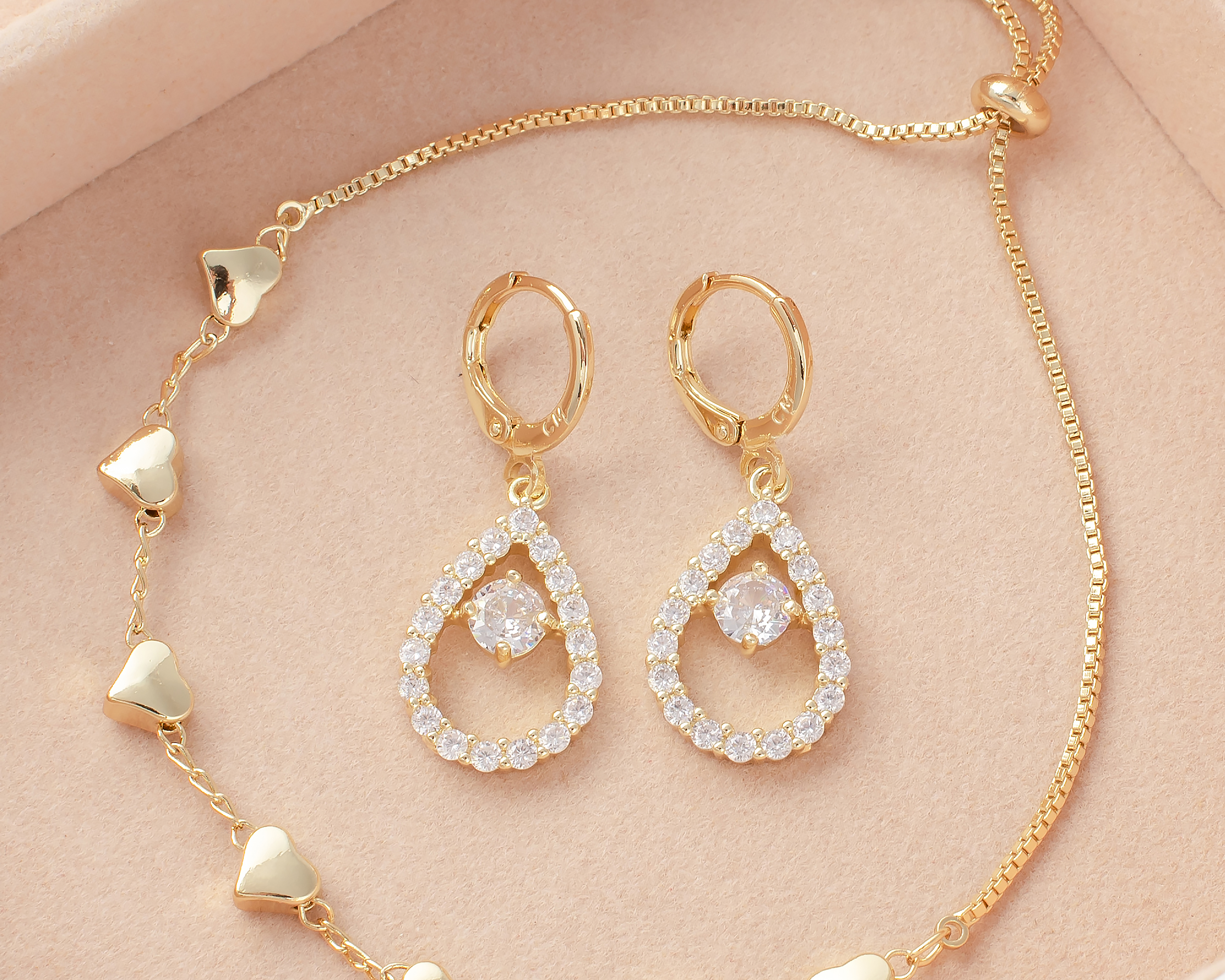 Foto 6 | Foto 6 | Aretes de Chapa de Oro 18K Plafer