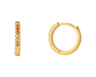 Foto 1 | Foto 1 | Aretes de Chapa de Oro 18K Plafer