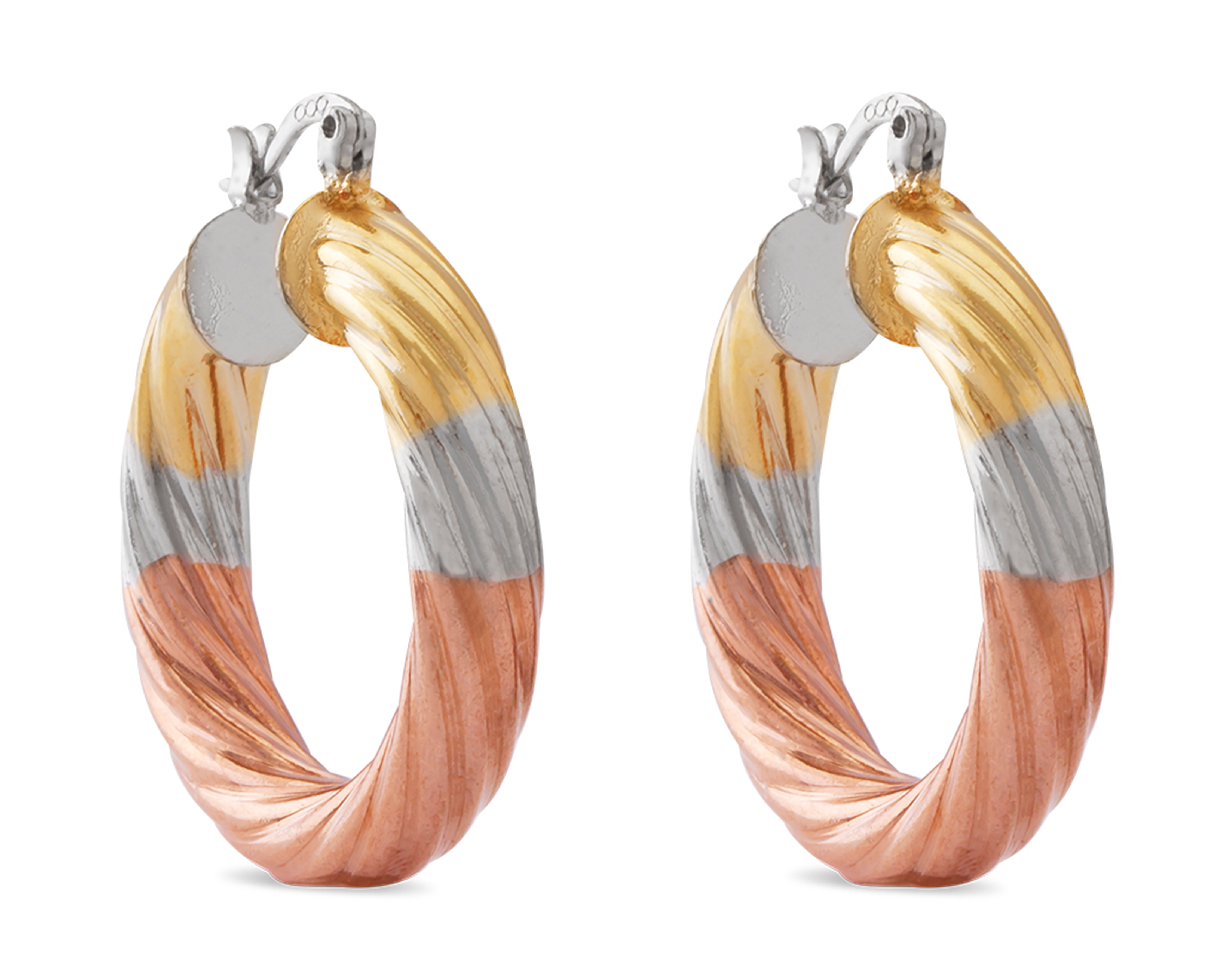 Arracadas de Chapa de Oro 18K Unlimited