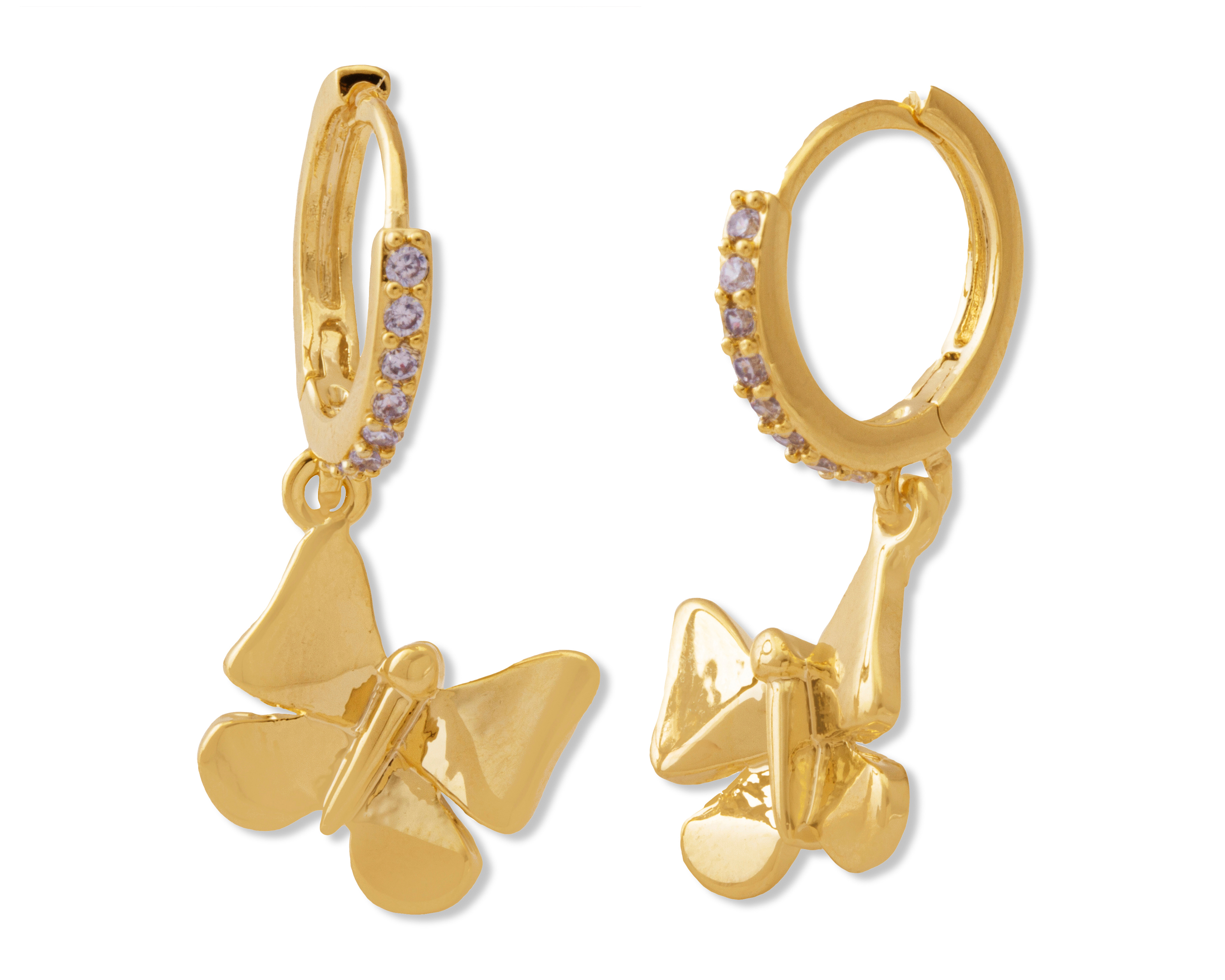 Foto 2 | Foto 2 | Aretes de Chapa de Oro 18 K Unlimited